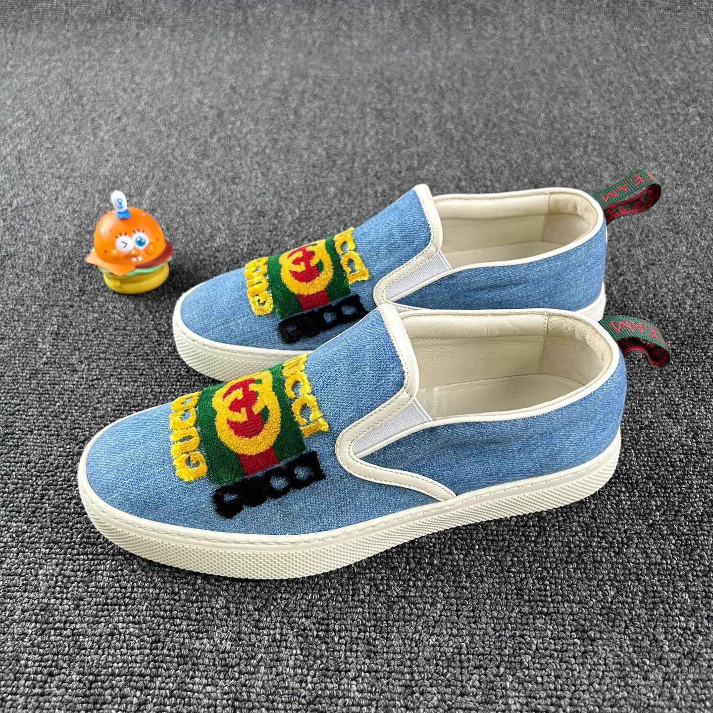 Gucci Gucci Denim Logo Sneakers 39 Size US 8.5 / IT 38.5 - 1 Thumbnail