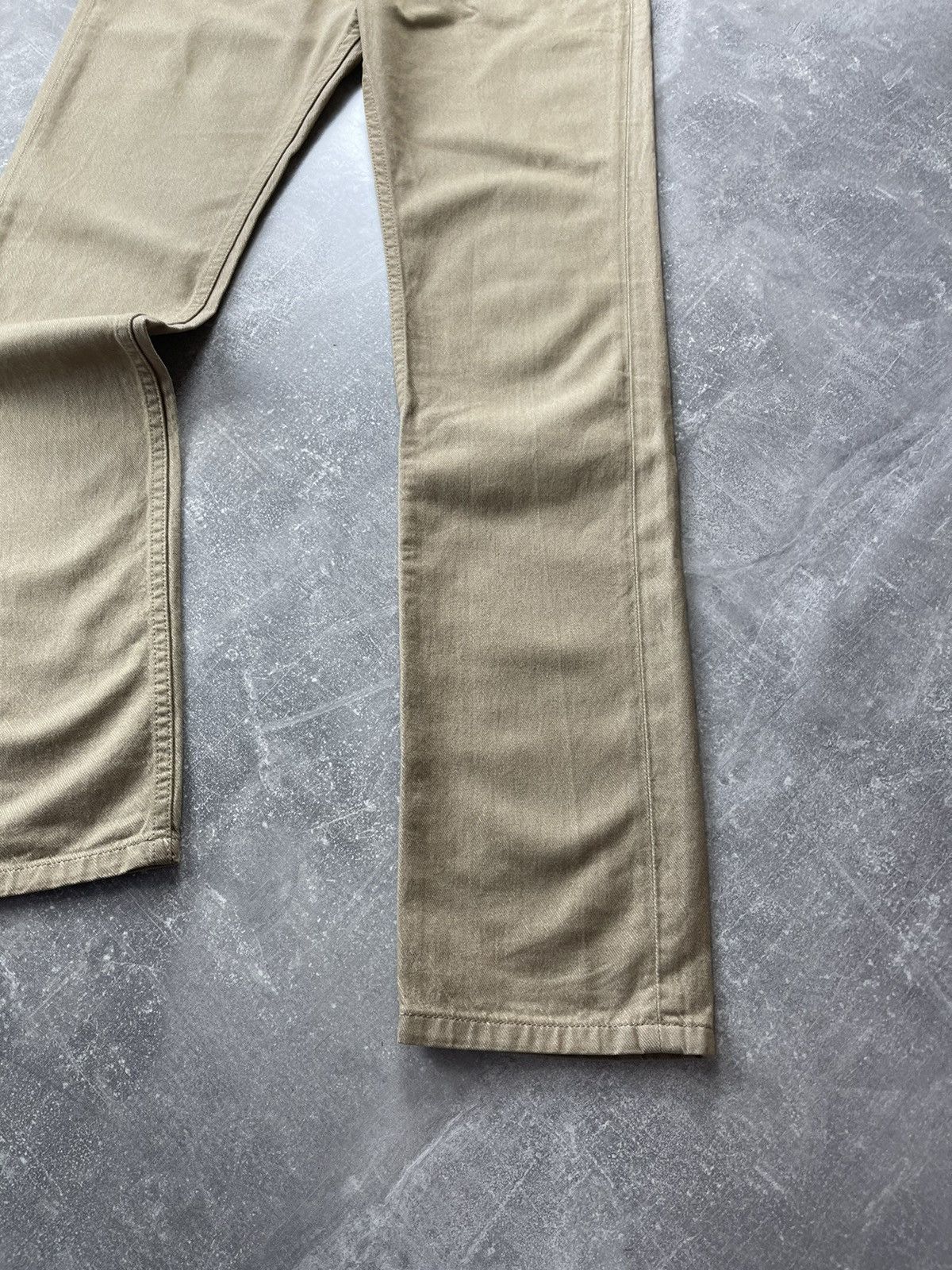 Maison Margiela Maison Martin Margiela Line 10 Beige Slim Denim Pants Size US 30 / EU 46 - 6 Thumbnail