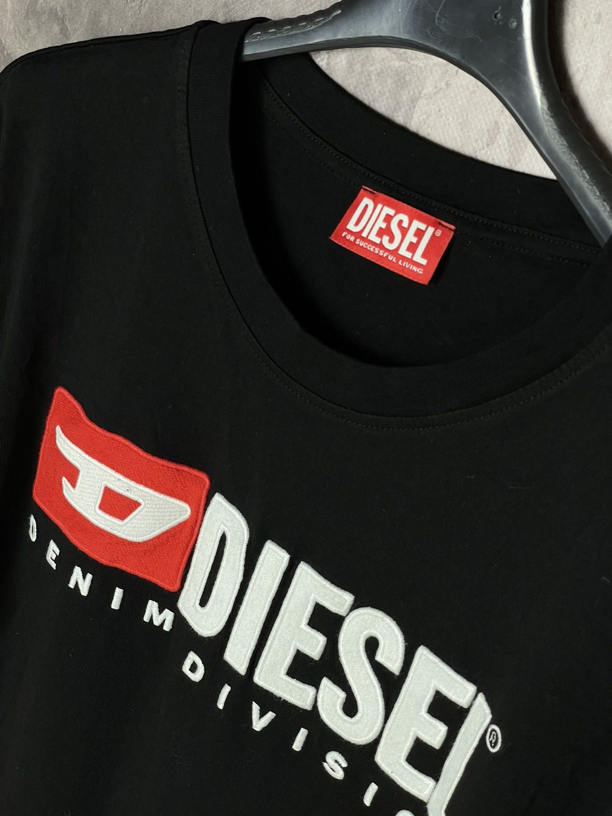 Diesel × Hysteric Glamour × Japanese Brand 00s Diesel Big Logo Tee T Shirt Y2K Avantgarde Size US M / EU 48-50 / 2 - 8 Thumbnail