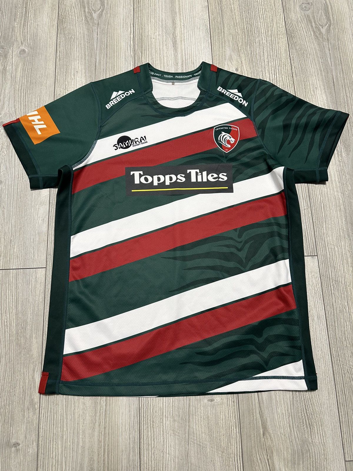Samurai Jeans Samurai Leicester Tigers Rugby Jersey Size US L / EU 52-54 / 3 - 1 Thumbnail