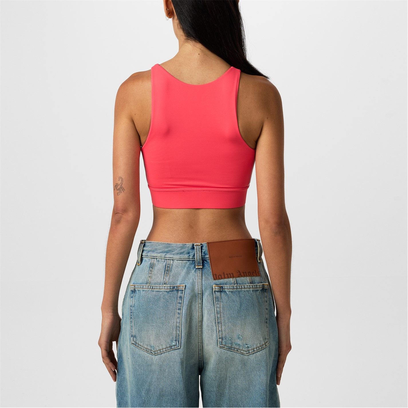 o1g2r1mq0325 Crop Top in Fuchsia