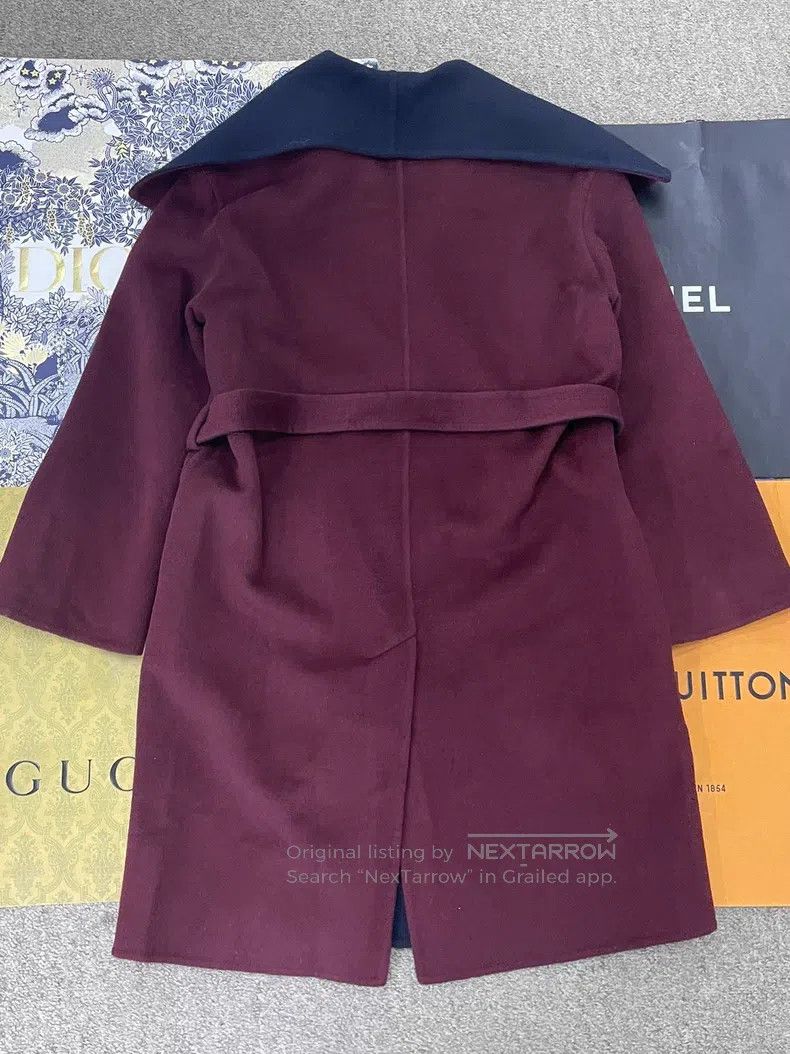 Hermes Hermes Contrast color lapel double-sided cashmere coat Size XS / US 0-2 / IT 36-38 - 2 Thumbnail