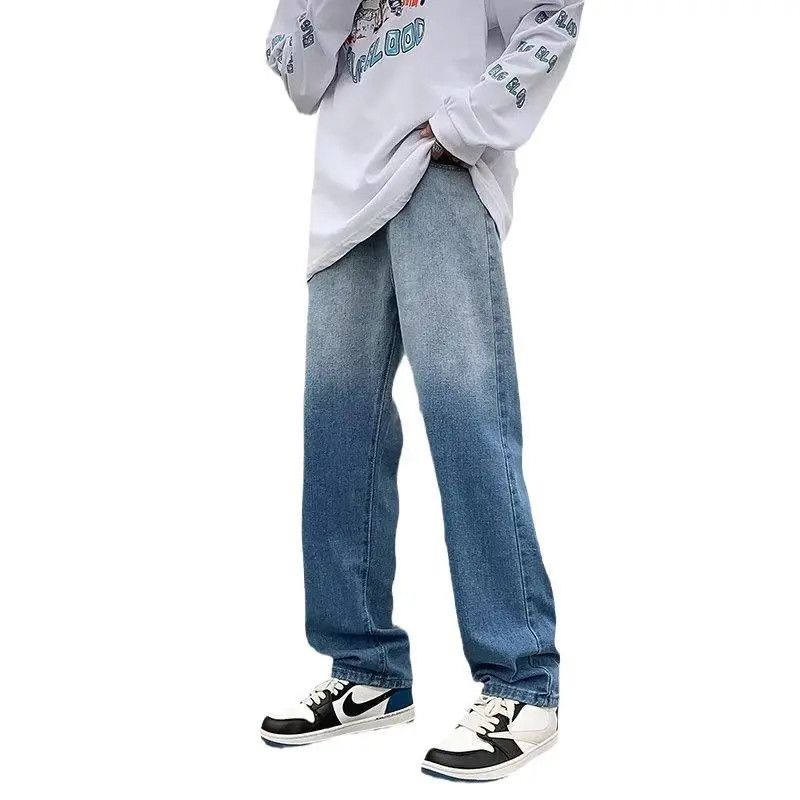 Japanese Brand × Jean Retro loose wide leg straight leg jeans Size US 32 / EU 48 - 5 Thumbnail