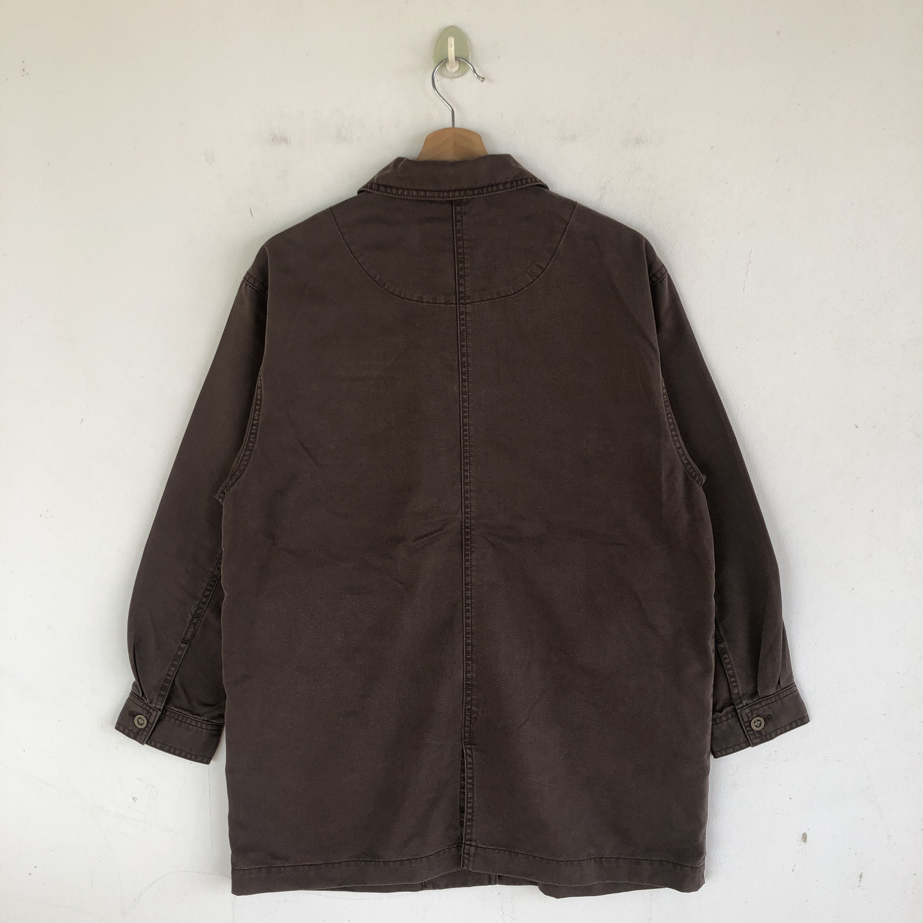 Japanese Brand Vintage Jantzen Chore Jacket Workers Multi Pocket Jackets Size US M / EU 48-50 / 2 - 2 Thumbnail
