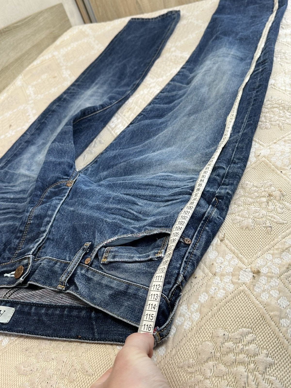 Acne Studios 🔥 Acne Studios Moc Hide Jeans 33x34 Vintage Wash Denim Pants Size US 33 - 12 Thumbnail