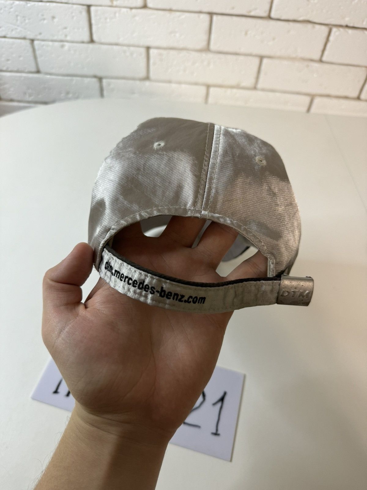 Mercedes-Benz Mercedes Benz vintage silver cap hat Size ONE SIZE - 4 Thumbnail