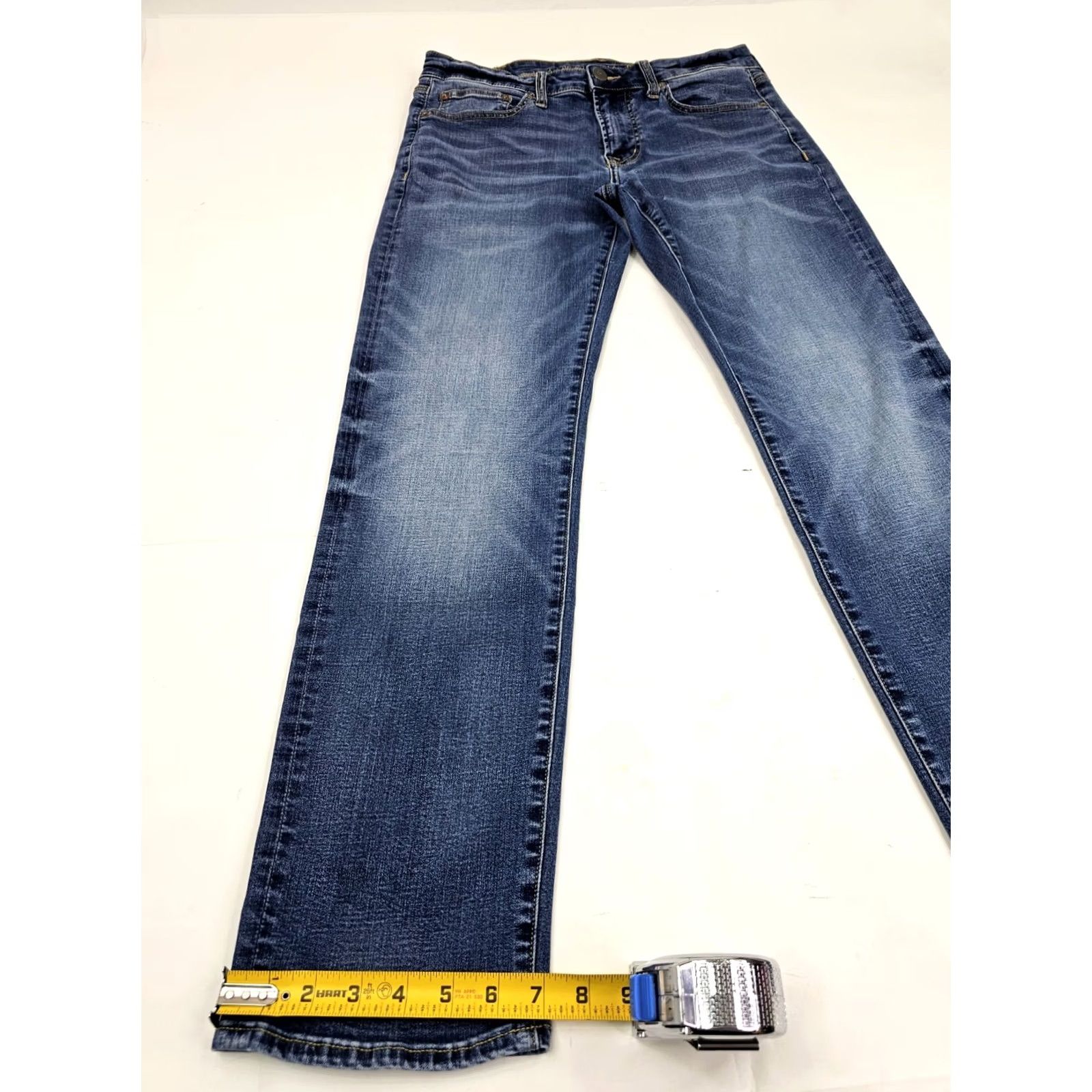 American Eagle Outfitters VINTAGE American Eagle Original Straight Jeans Men 31x32 Blue Denim Stretch 5-Pocket Regular Waist 31 Inseam 30 MPN 54485 Size US 31 - 2 Thumbnail