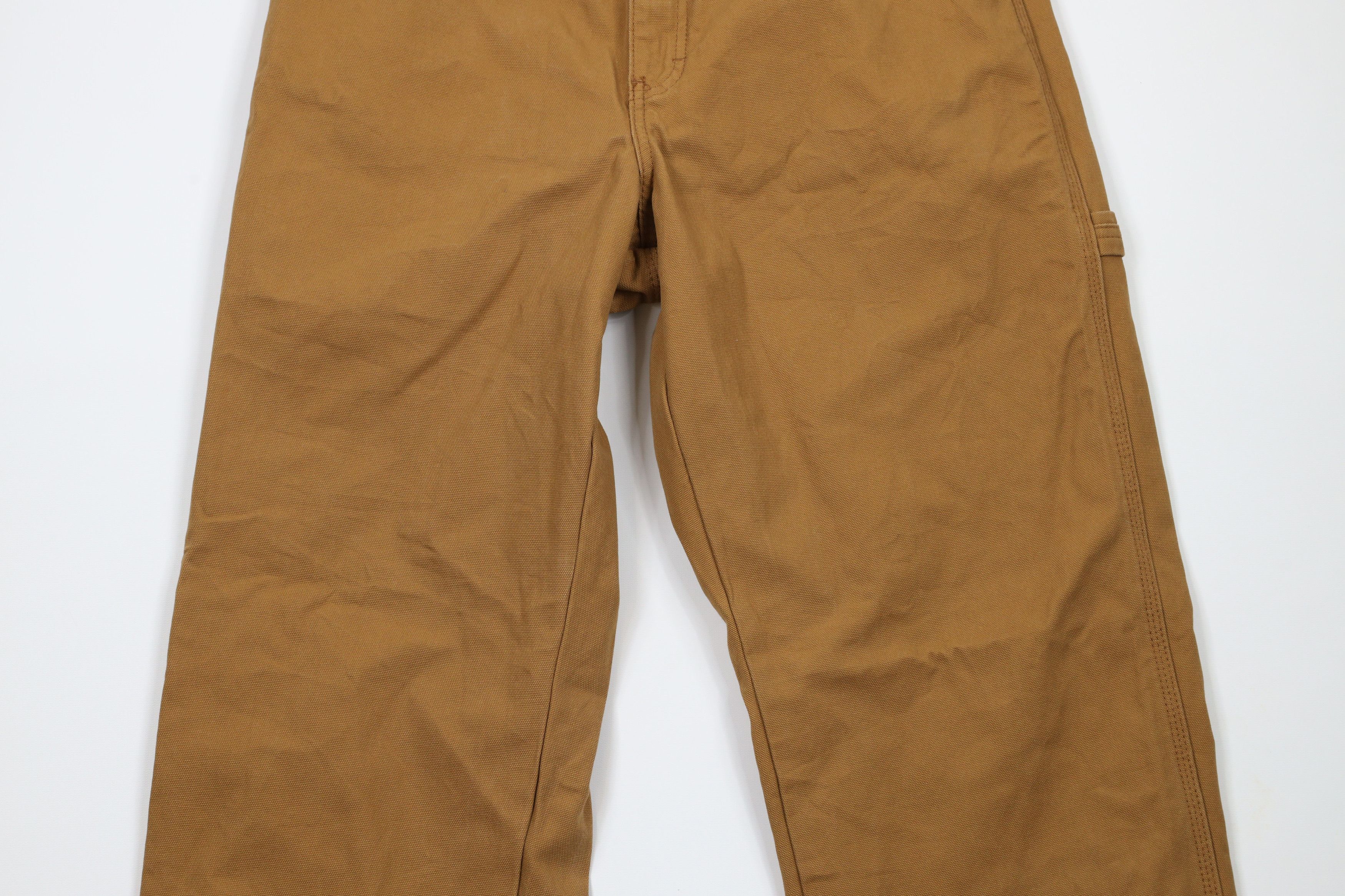 Dickies × Vintage Vintage Dickies Out Wide Leg Canvas Dungaree Pants Brown Size US 34 / EU 50 - 3 Thumbnail
