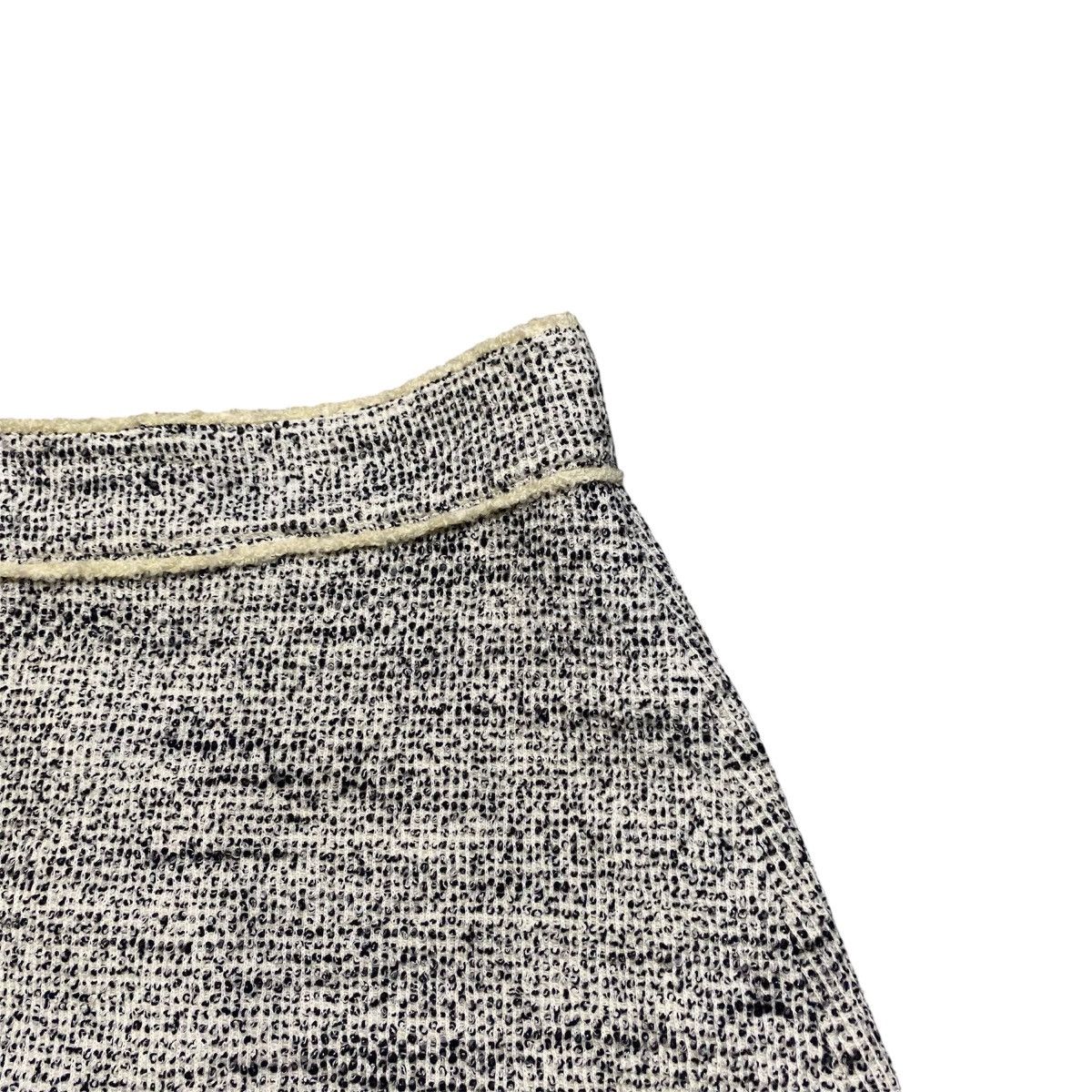 Theory Theory Made in Japan Black & White Tweed A-Line Skirt Size 27" / US 4 / IT 40 - 5 Thumbnail
