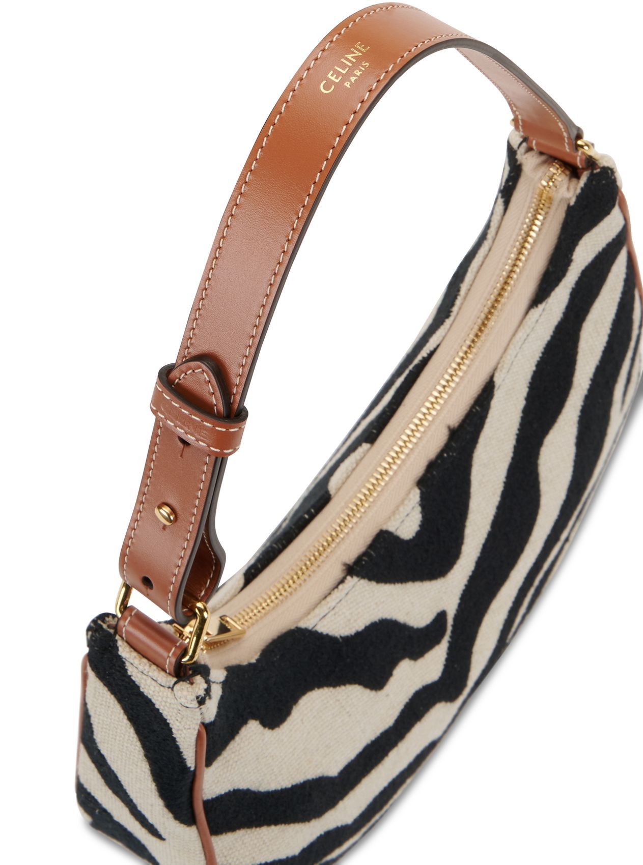 Celine o1w1db11124 Size: OS / Textile Ava Bag in Black & White Size ONE SIZE - 5 Thumbnail