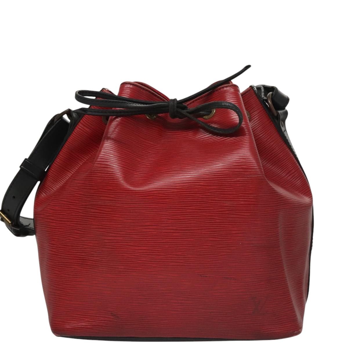 Louis Vuitton Noe Red Leather Shoulder Bag (Pre-Owned) Size ONE SIZE - 1 Thumbnail