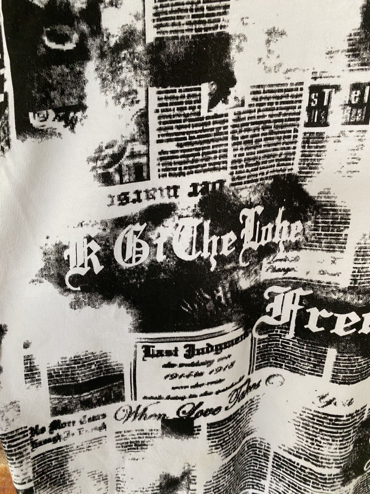 In The Attic Iconic Punk and Gothic Newspaper print tee Size US S / EU 44-46 / 1 - 12 Thumbnail