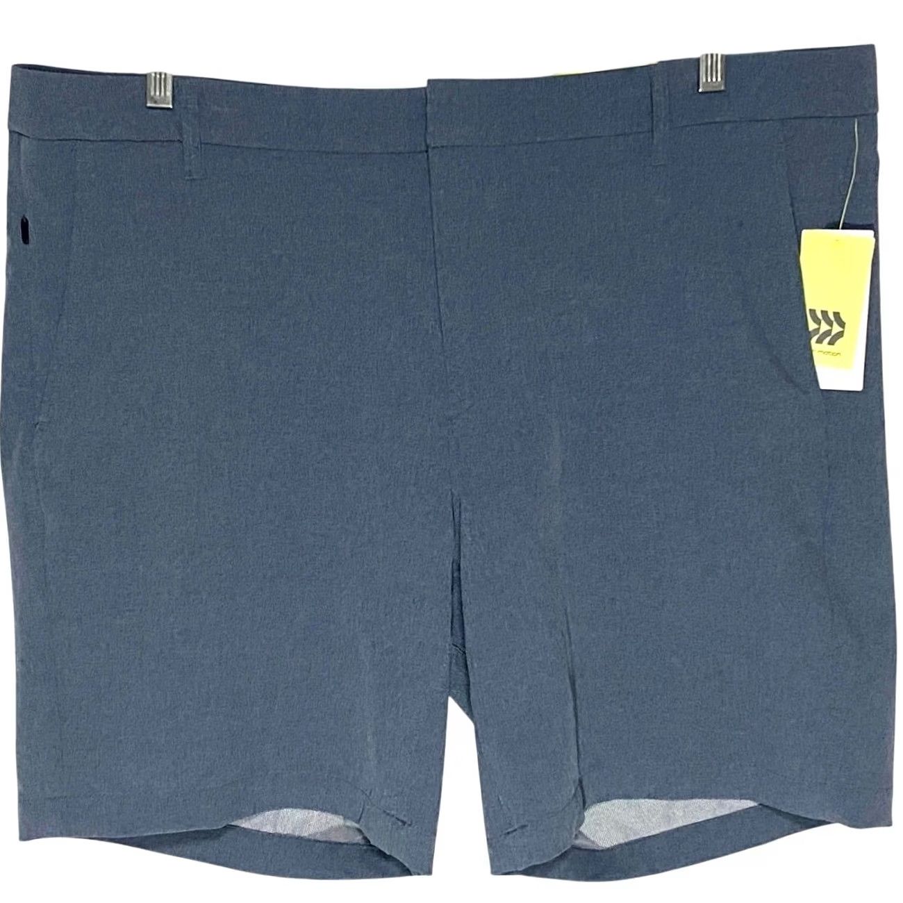 Vintage VINTAGE All In Motion Quick Dry Navy Heather Golf Shorts Mens 40 Casual Athleisure Active NWT Size US 40 / EU 56 - 2 Thumbnail