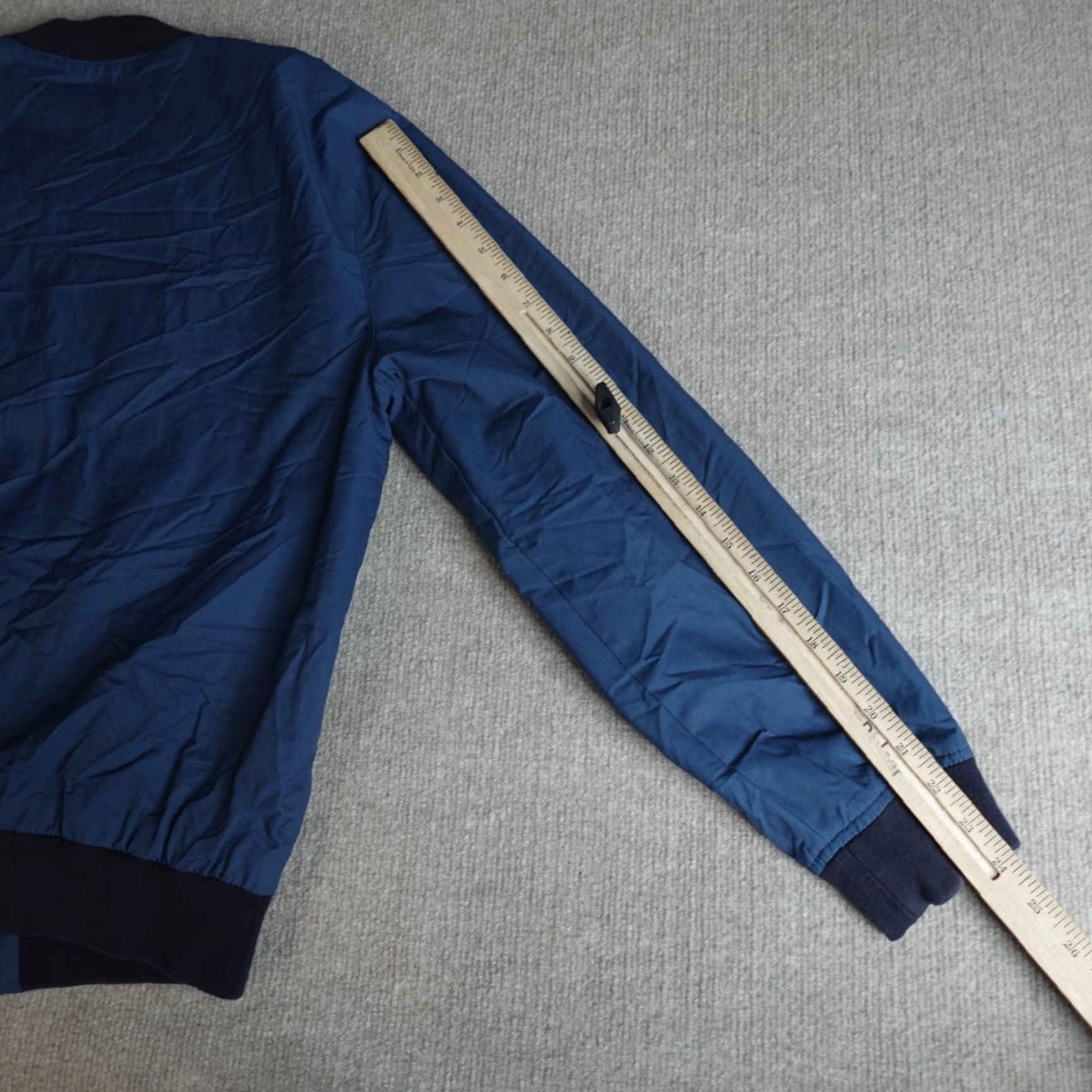 Bonobos Bonobos Bomber Jacket Mens M Blue Solid Full Zip Size US M / EU 48-50 / 2 - 5 Thumbnail