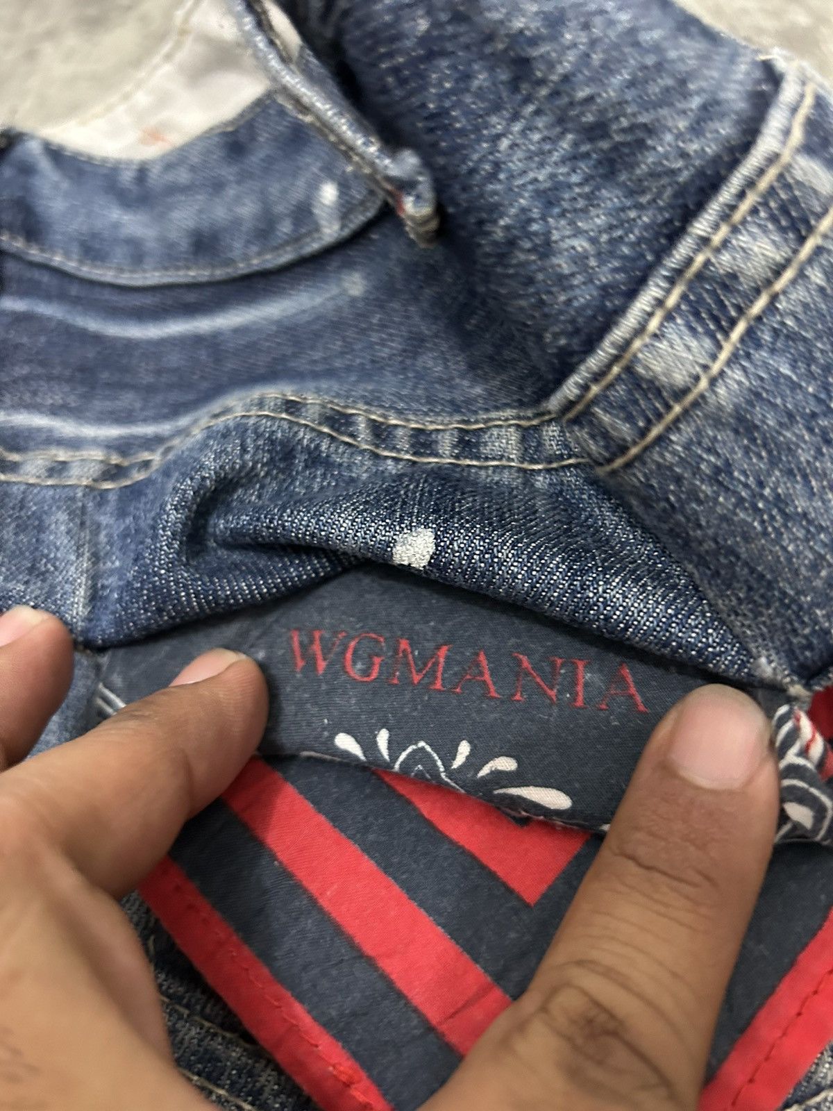If Six Was Nine × Japanese Brand × Nicole Club 179/WG Nicole Club Distressed Bandana Pocket Back Jeans Size US 32 / EU 48 - 11 Thumbnail