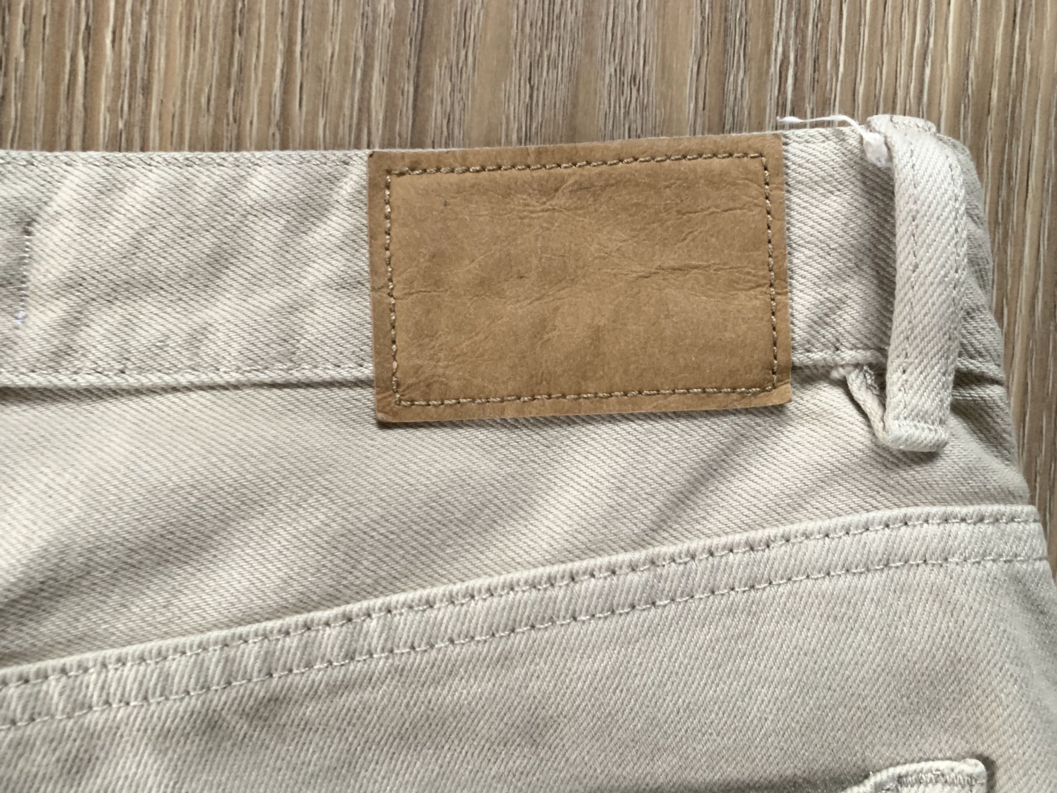 Designer × Zara Zara Beige Jeans Size US 31 - 6 Thumbnail