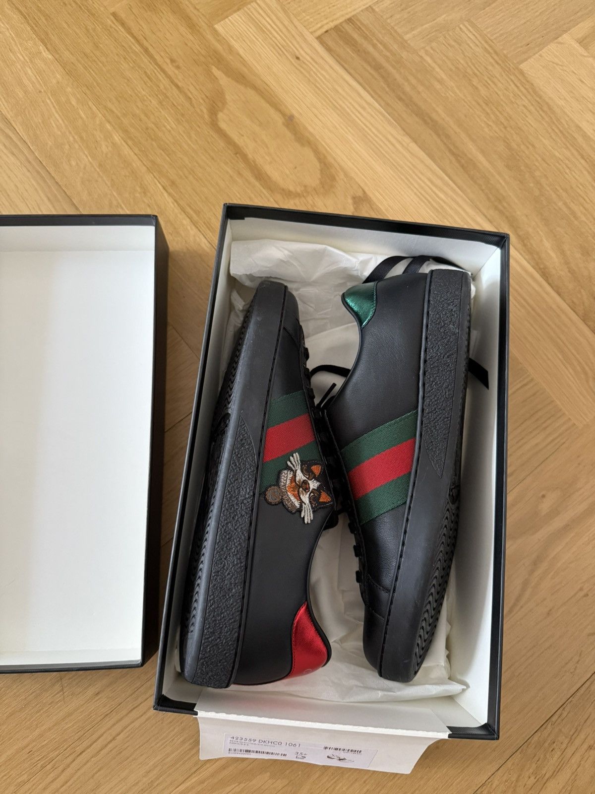 Gucci Gucci Ace Limited Edition Dog Sneaker Brandnew Sz.6 Size US 9 / IT 39 - 1 Thumbnail