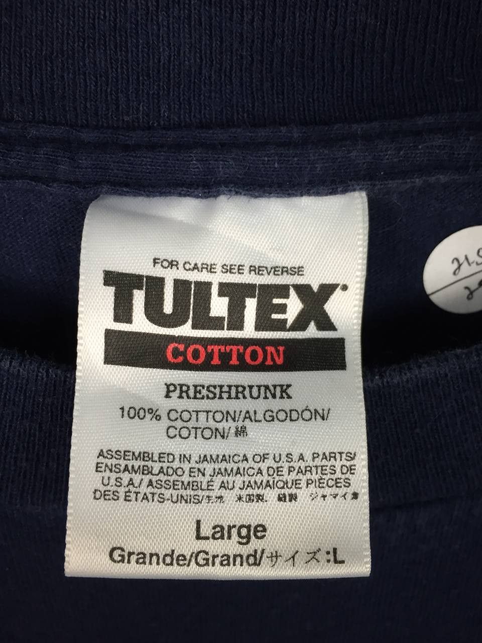 Vintage Vtg 90s Las Vegas Golf Tee Navy Blue Tultex Tag Size L Size US L / EU 52-54 / 3 - 6 Thumbnail