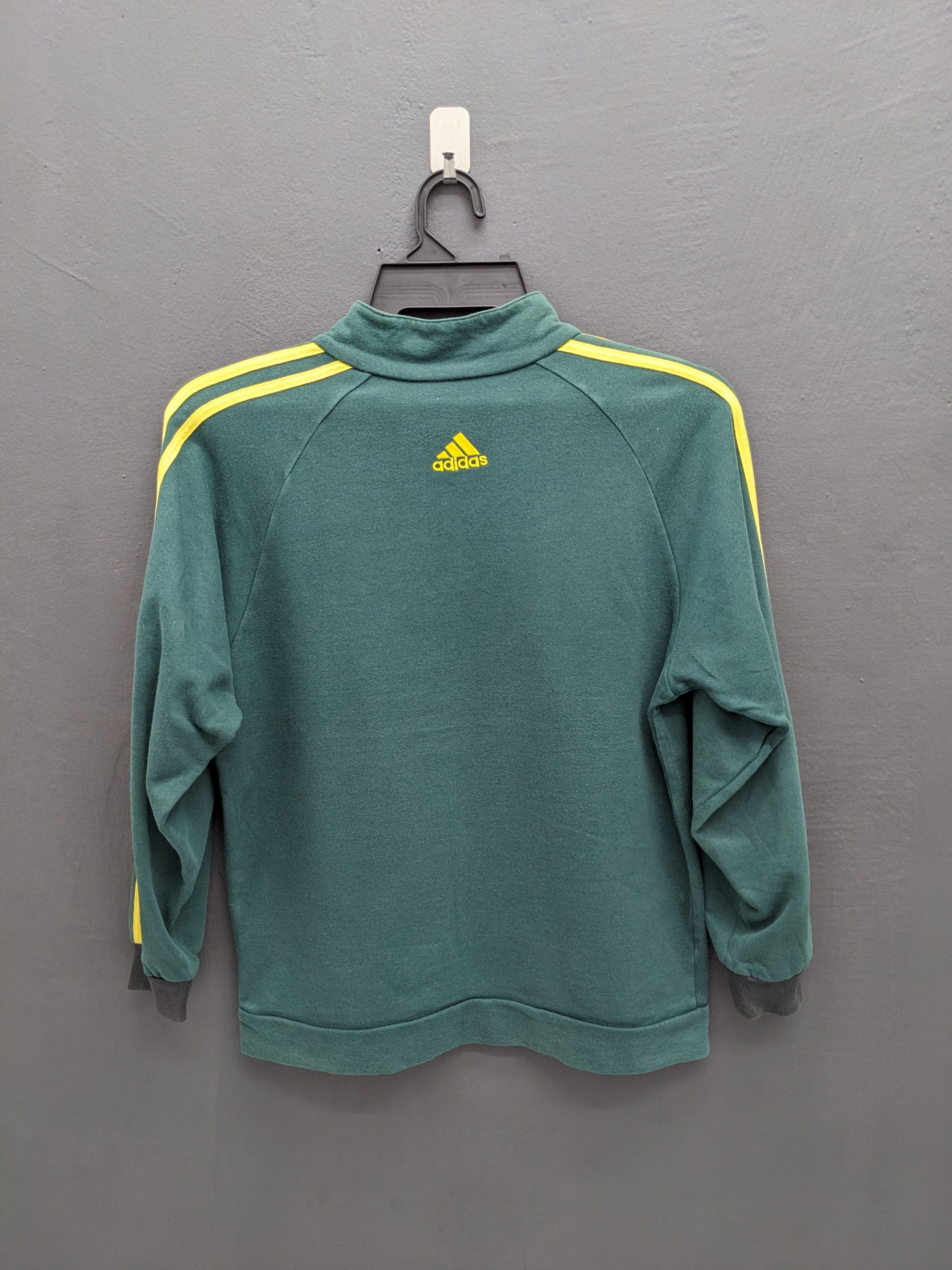 Adidas VINTAGE 90S ADIDAS HALF ZIPPER SWEATSHIRT Size US L / EU 52-54 / 3 - 5 Thumbnail