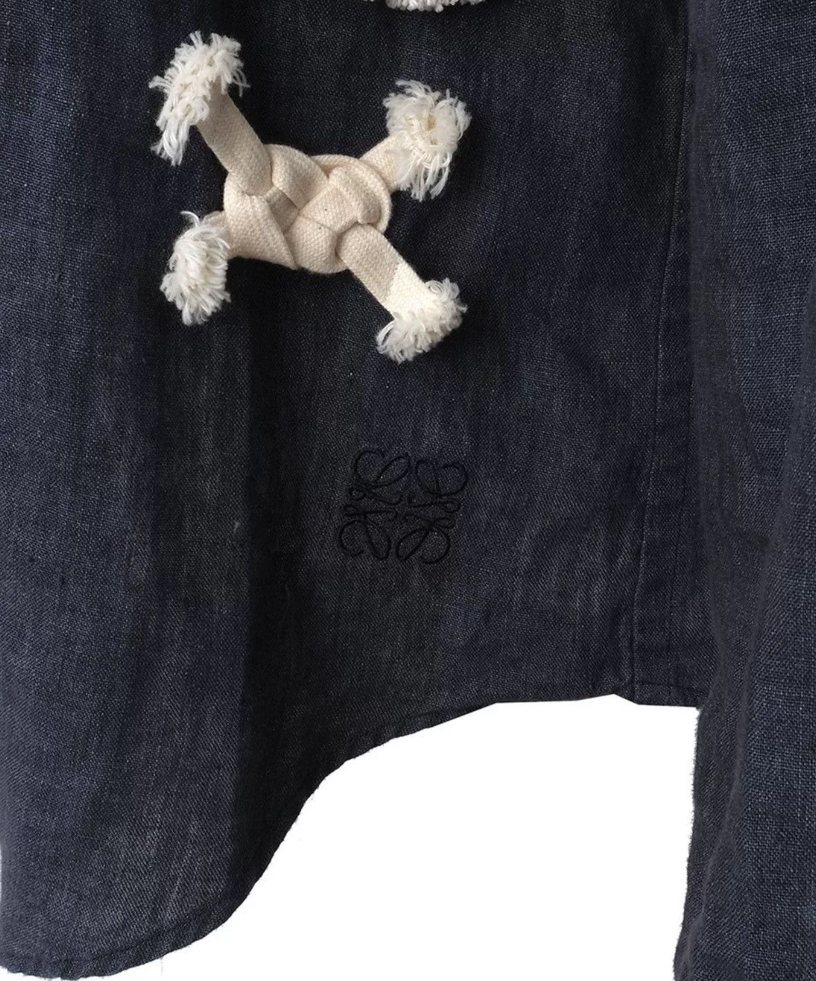 Loewe LOEWE show style handmade hanging denim long jacket Size US M / EU 48-50 / 2 - 4 Thumbnail