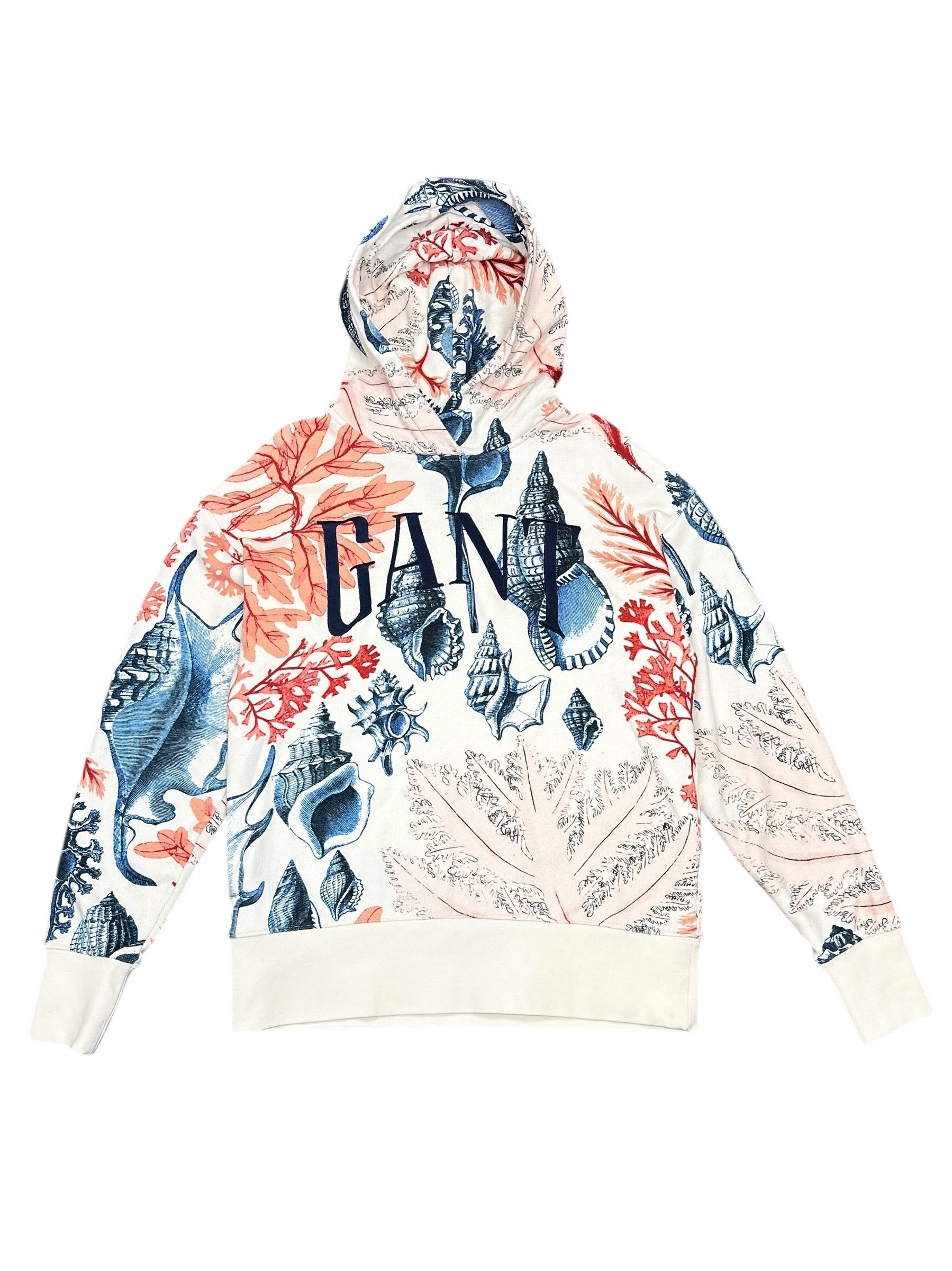 Gant Gant floral printed soft hoodie Size US M / EU 48-50 / 2 - 1 Thumbnail