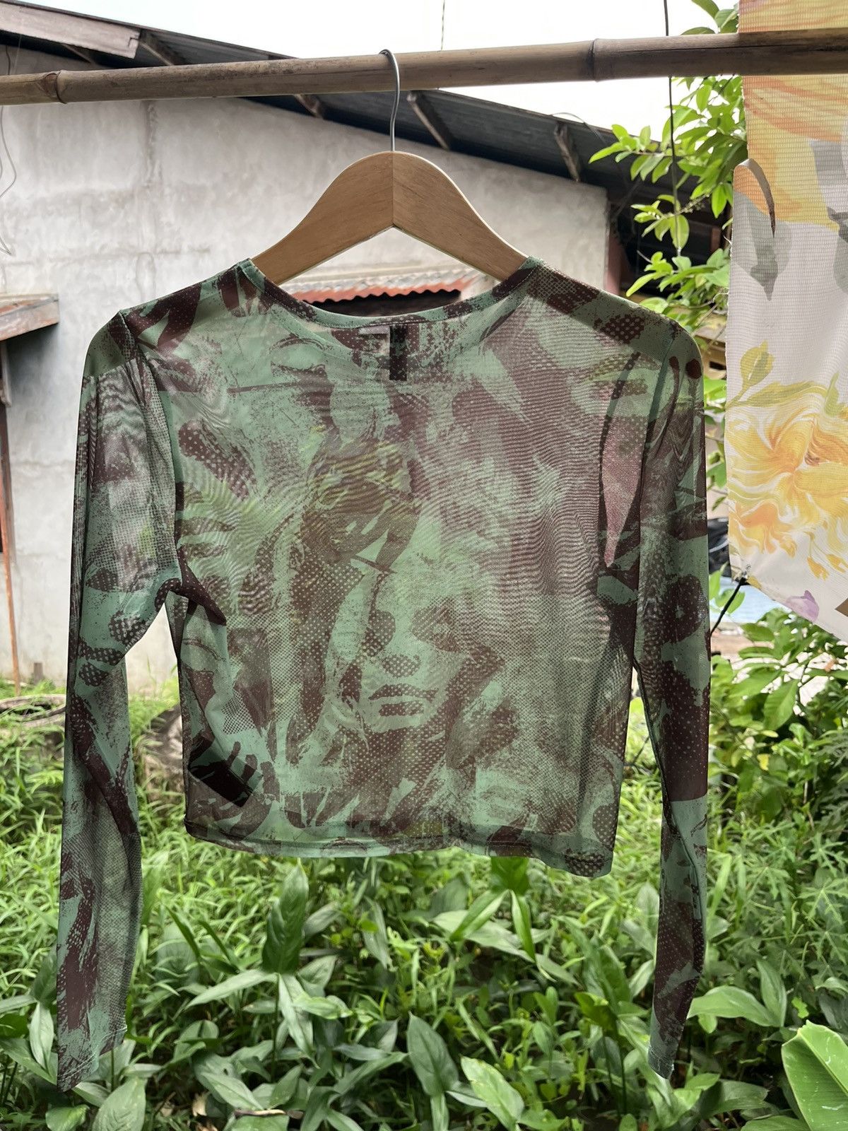 If Six Was Nine × Jean Paul Gaultier × Le Grande Bleu (L.G.B.) Japanese Grunge Girl Long Sleeve Mash Style Size US L / EU 52-54 / 3 - 9 Thumbnail