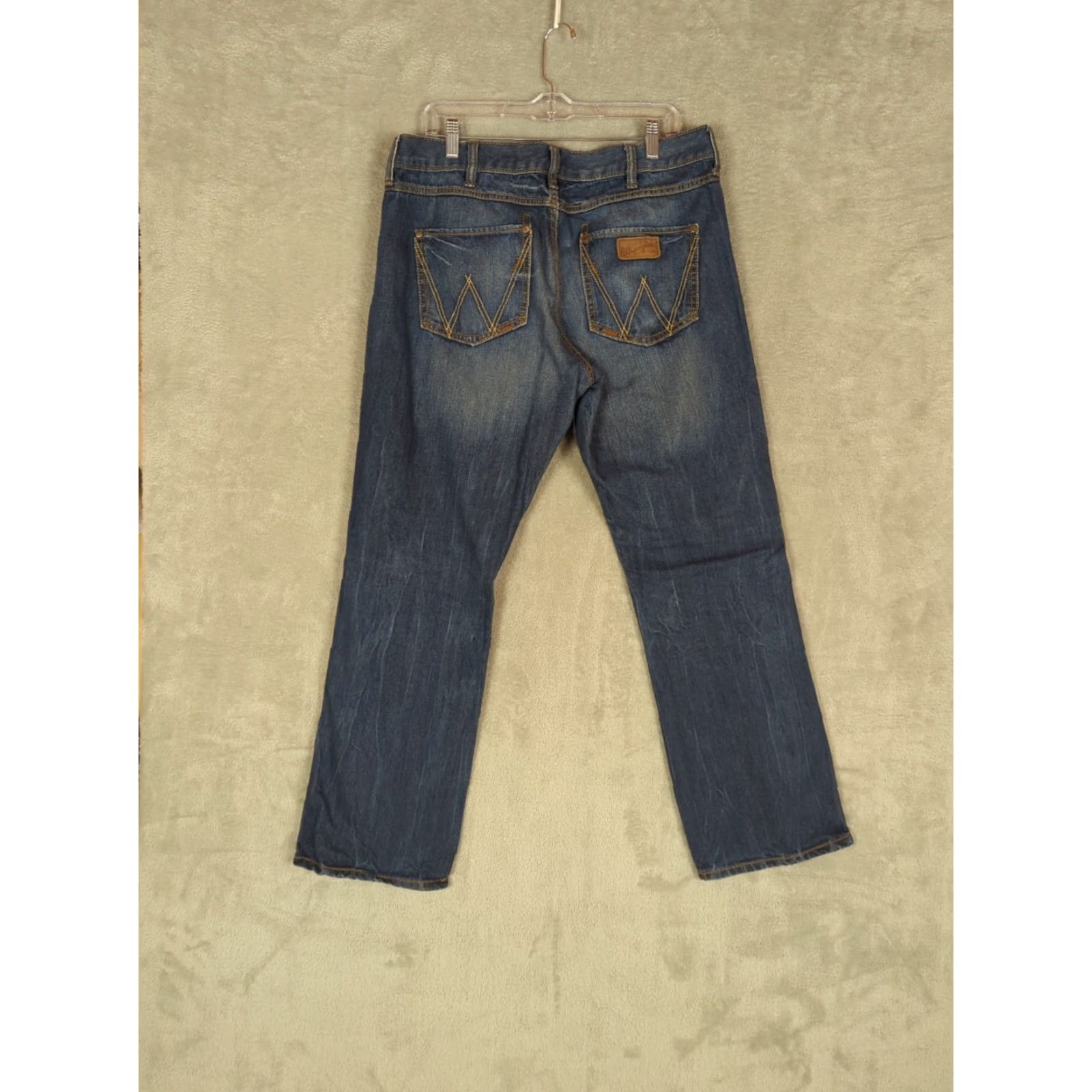 Wrangler Wrangler Jeans Retro Relaxed Boot Mens 34X32 Blue Western Cowboy Size US 34 / EU 50 - 5 Thumbnail
