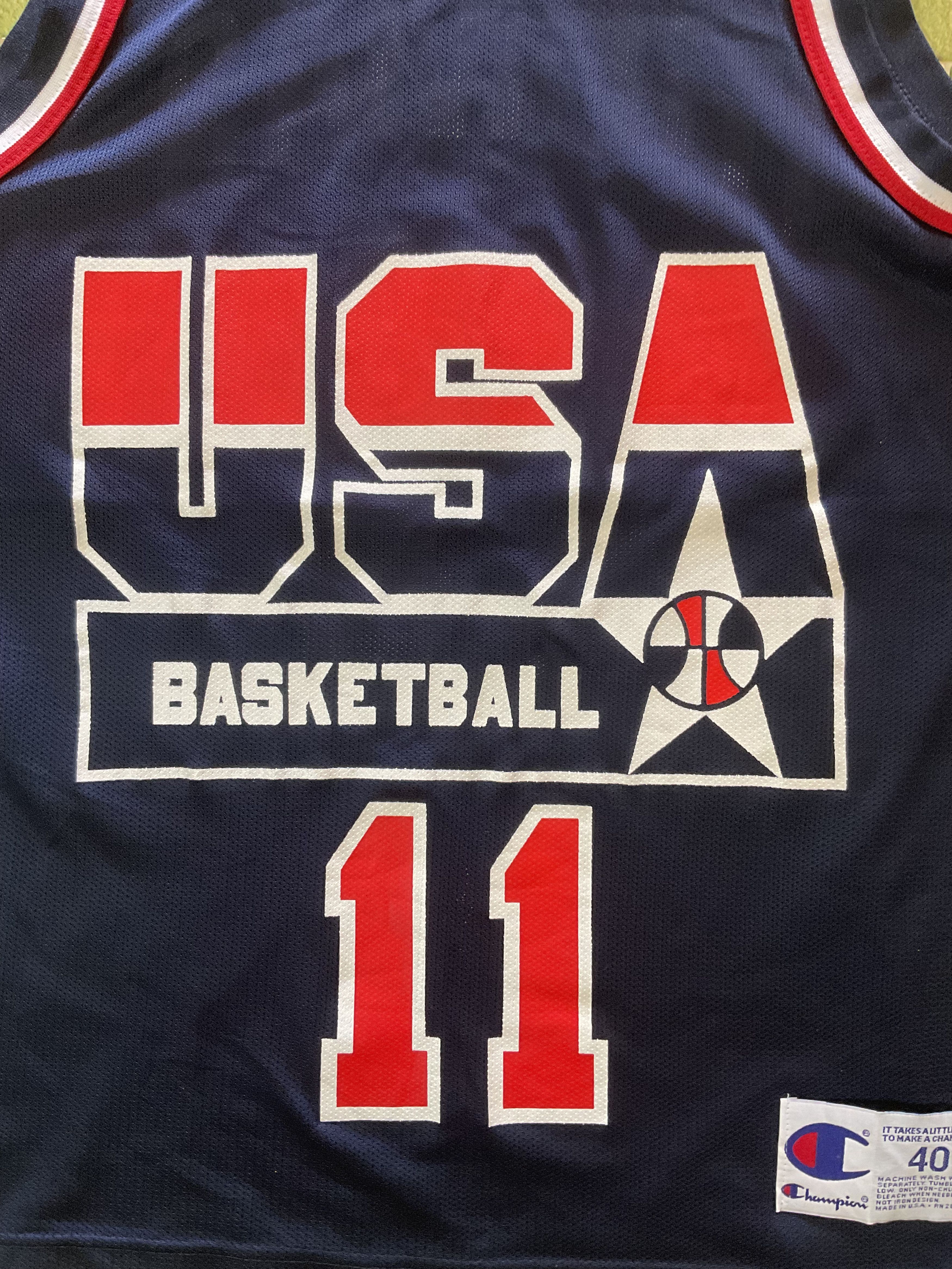 NBA Vintage 90s Olympics Dream Team Isiah Thomas Champion Jersey Size US M / EU 48-50 / 2 - 3 Thumbnail