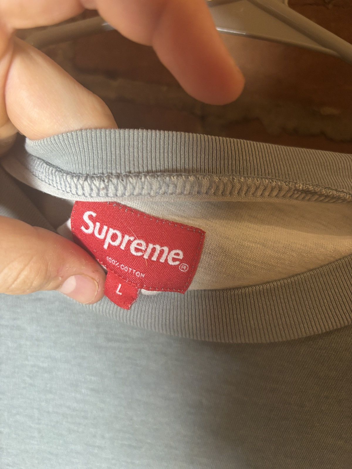 Supreme Mens Supreme Long Sleeve Size US L / EU 52-54 / 3 - 3 Thumbnail
