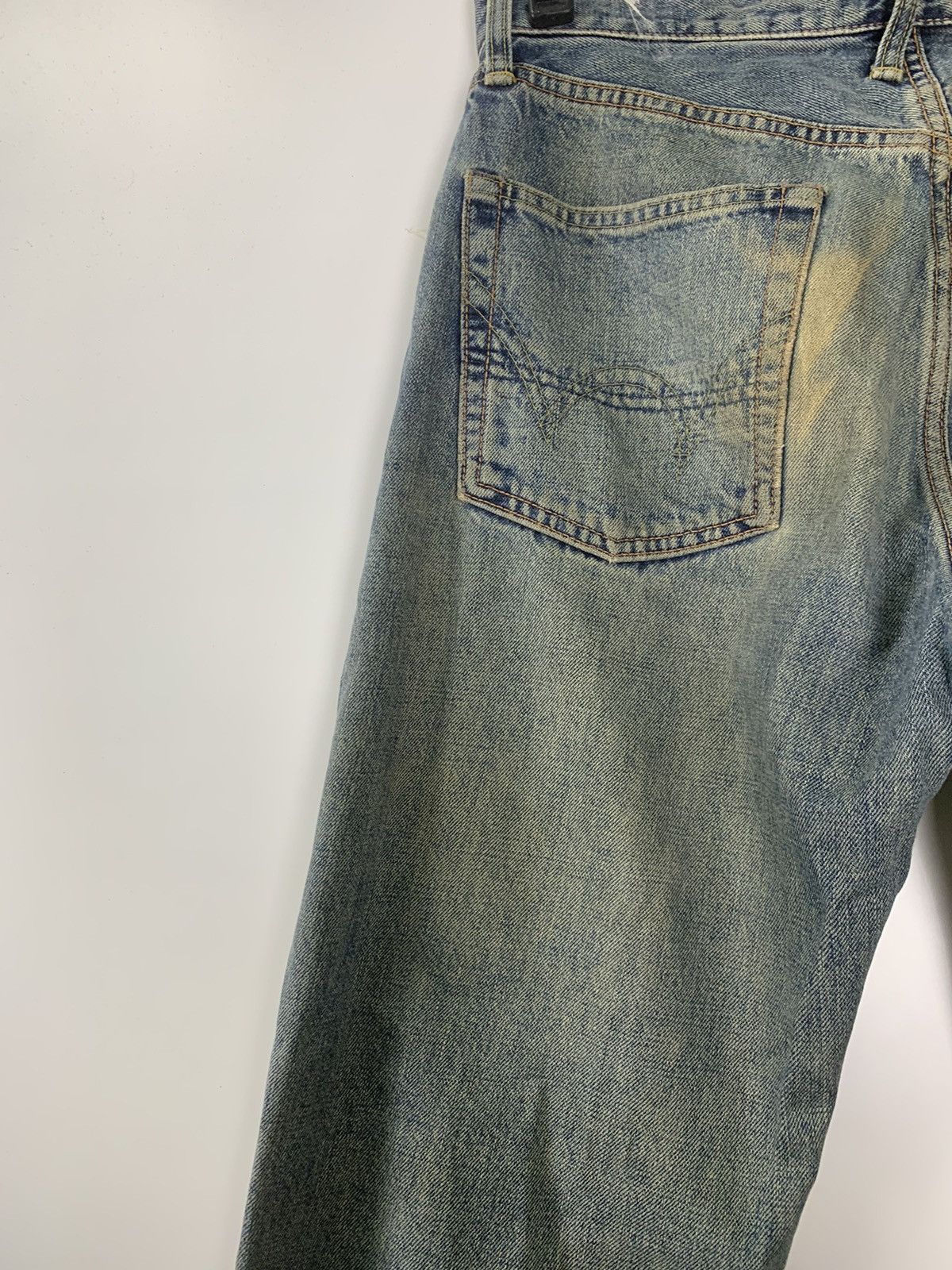 Edwin × Vintage Vintage 90s 505 Edwin distressed denim Size US 30 / EU 46 - 12 Thumbnail