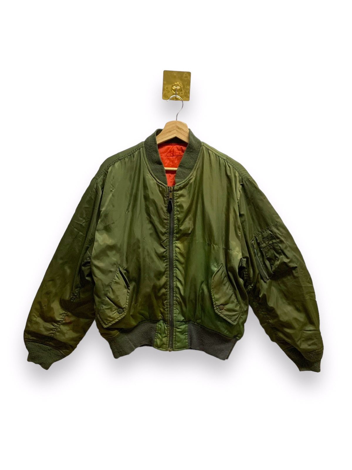 Other Vintage Bomber Jacket Air Force Intermedjate Reversible Size US M / EU 48-50 / 2 - 1 Thumbnail
