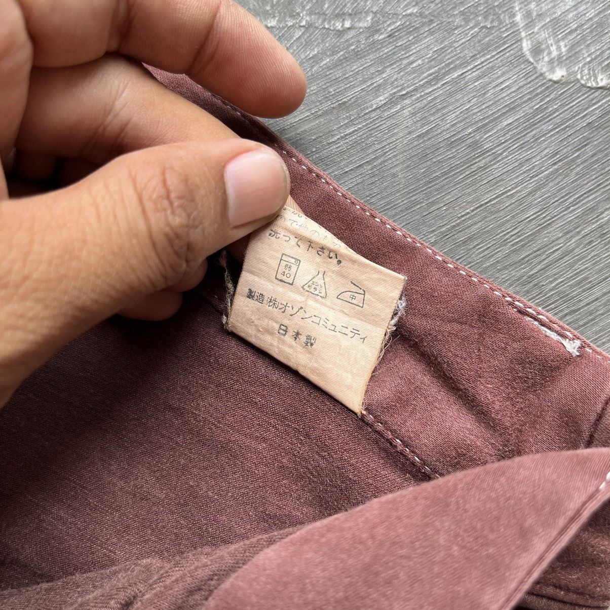 Hysteric Glamour × If Six Was Nine × Japanese Brand Hysterics hysterics glamour maroon pants lgb style Size 27" / US 4 / IT 40 - 7 Thumbnail