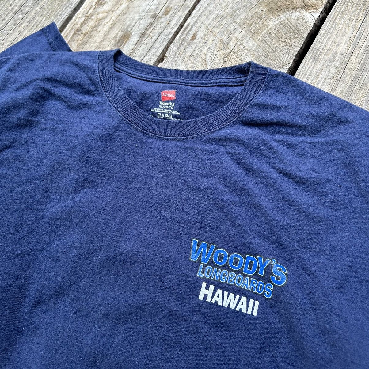 Vintage Vintage Y2K Woody’s Longboards Hawaii Surf Style T Shirt Size US XL / EU 56 / 4 - 3 Thumbnail