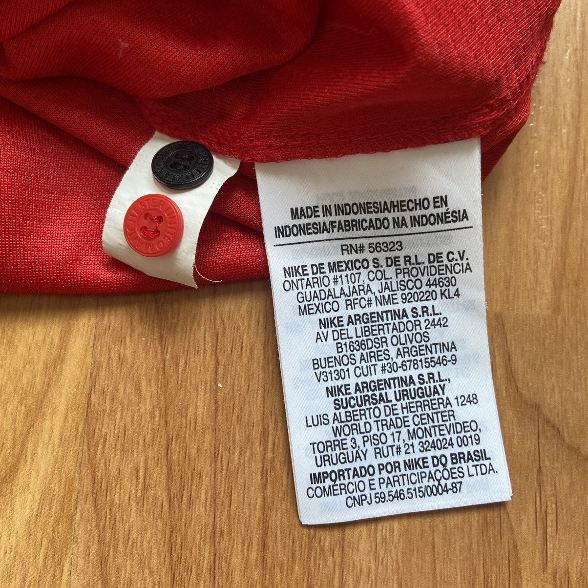 Nike Nike Manchester United 13/14 Aon Logo Soccer Jersey Men’s L Size US L / EU 52-54 / 3 - 10 Thumbnail