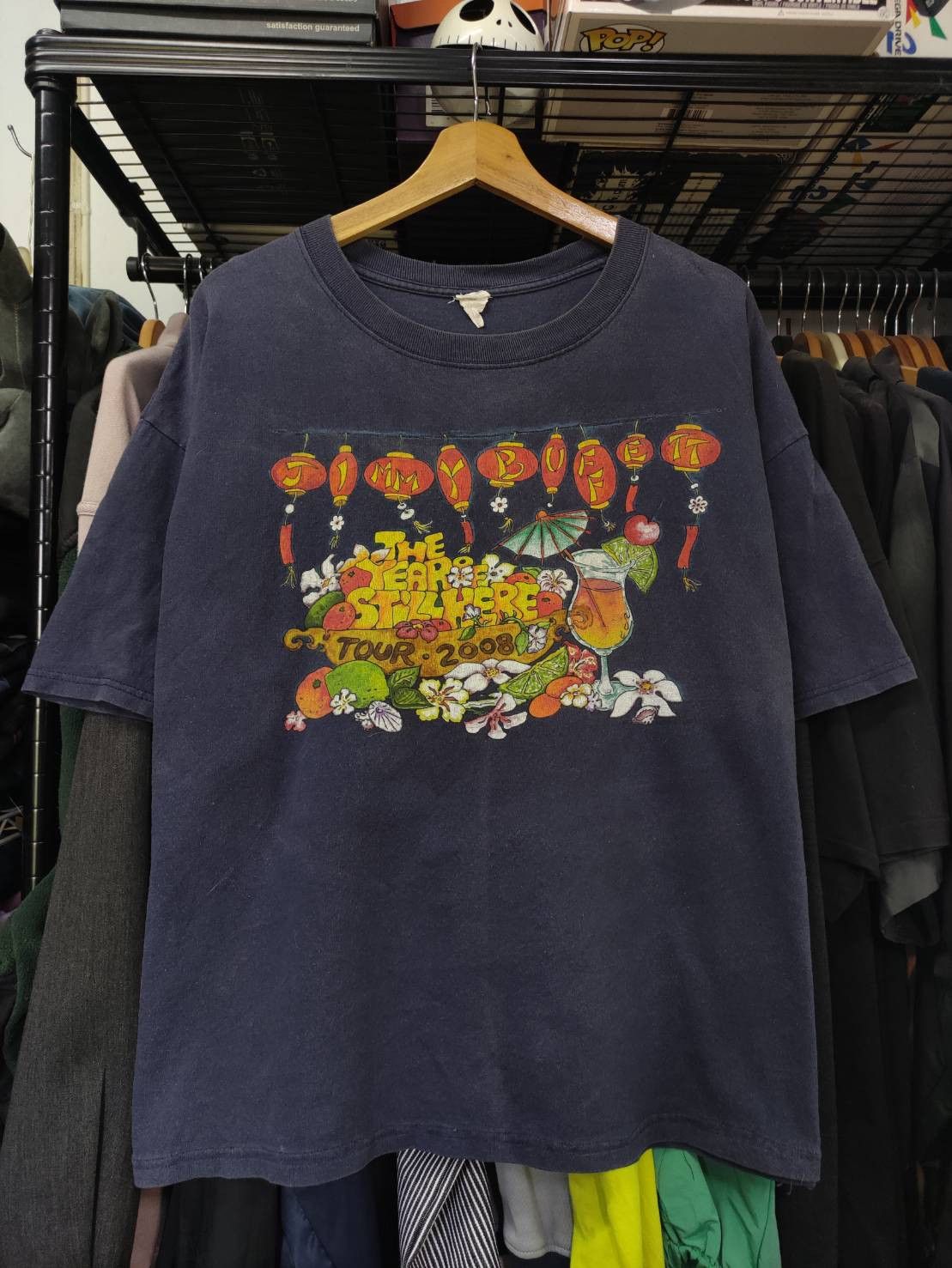 Band Tees Vtg 00's Jimmy Buffett The Year Of Still Here Tour T-Shirt Size US XL / EU 56 / 4 - 3 Thumbnail