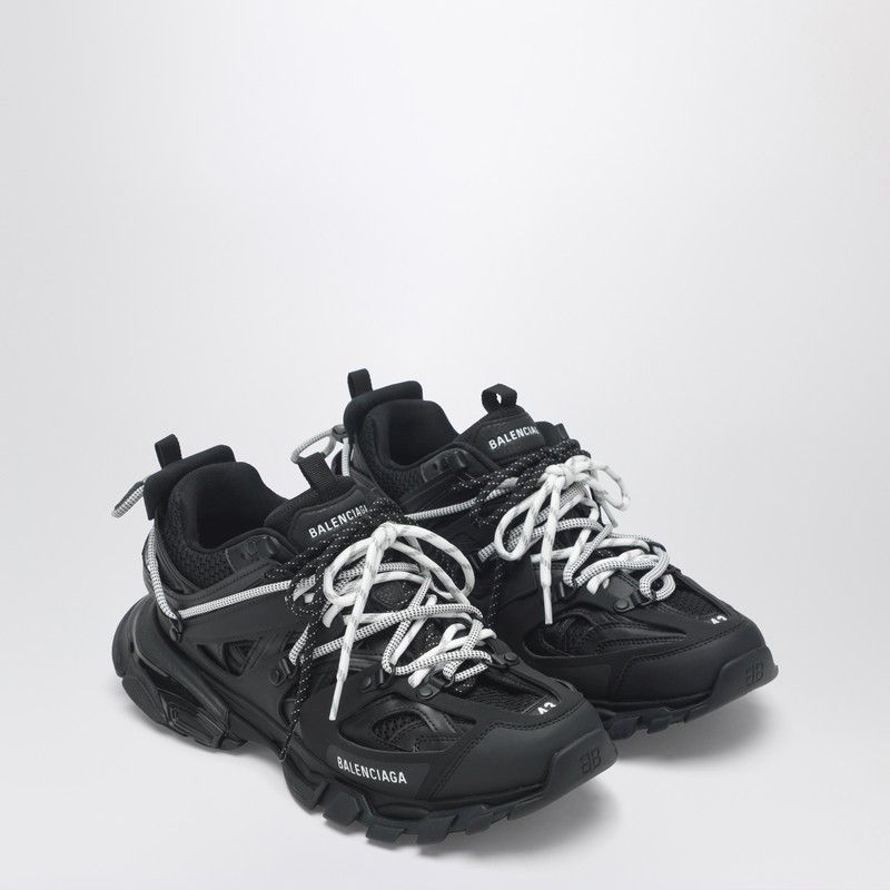 Balenciaga Balenciaga Low Track Sneakers In Black And White Size US 10 / EU 43 - 1 Thumbnail