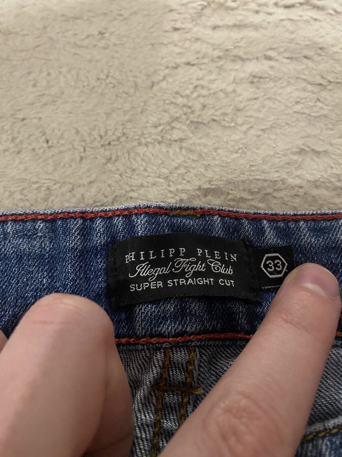 Philipp Plein Luxury rare denim philipp plein edition 2019 retail 1000$ Size US 33 - 3 Thumbnail