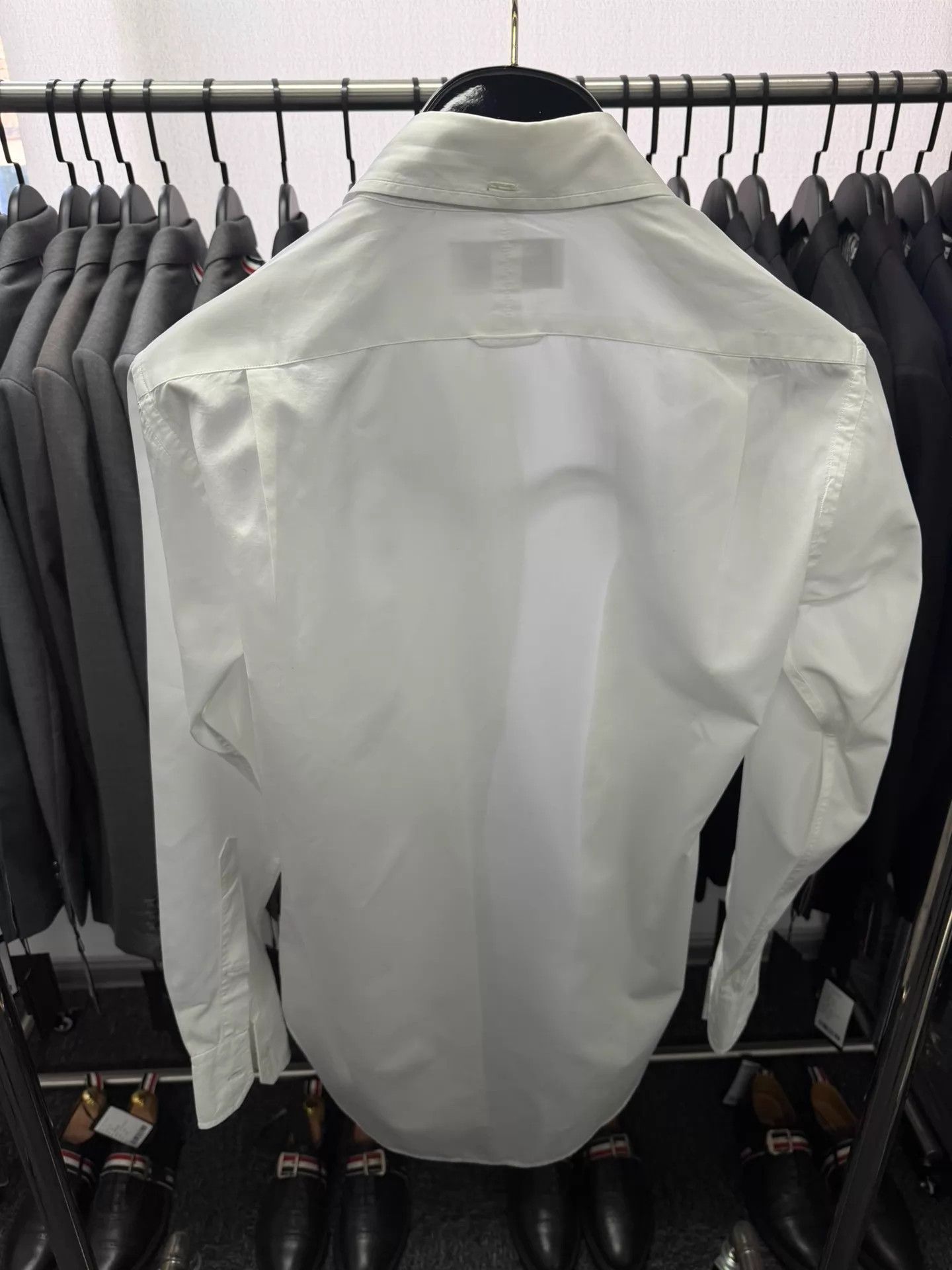 Thom Browne Thom Browne Colorblock Placket Poplin Shirt Size 1 9/10 Size US S / EU 44-46 / 1 - 2 Thumbnail