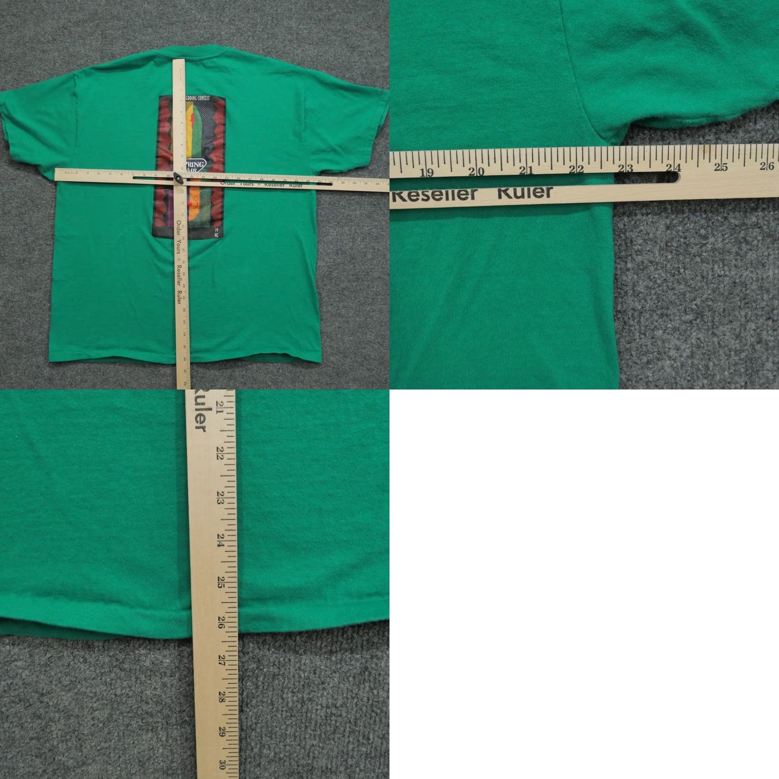Vintage VINTAGE Spring Air T Shirt Mens XL Green Cotton Graphic Print 90s Mens Size US XL / EU 56 / 4 - 8 Thumbnail