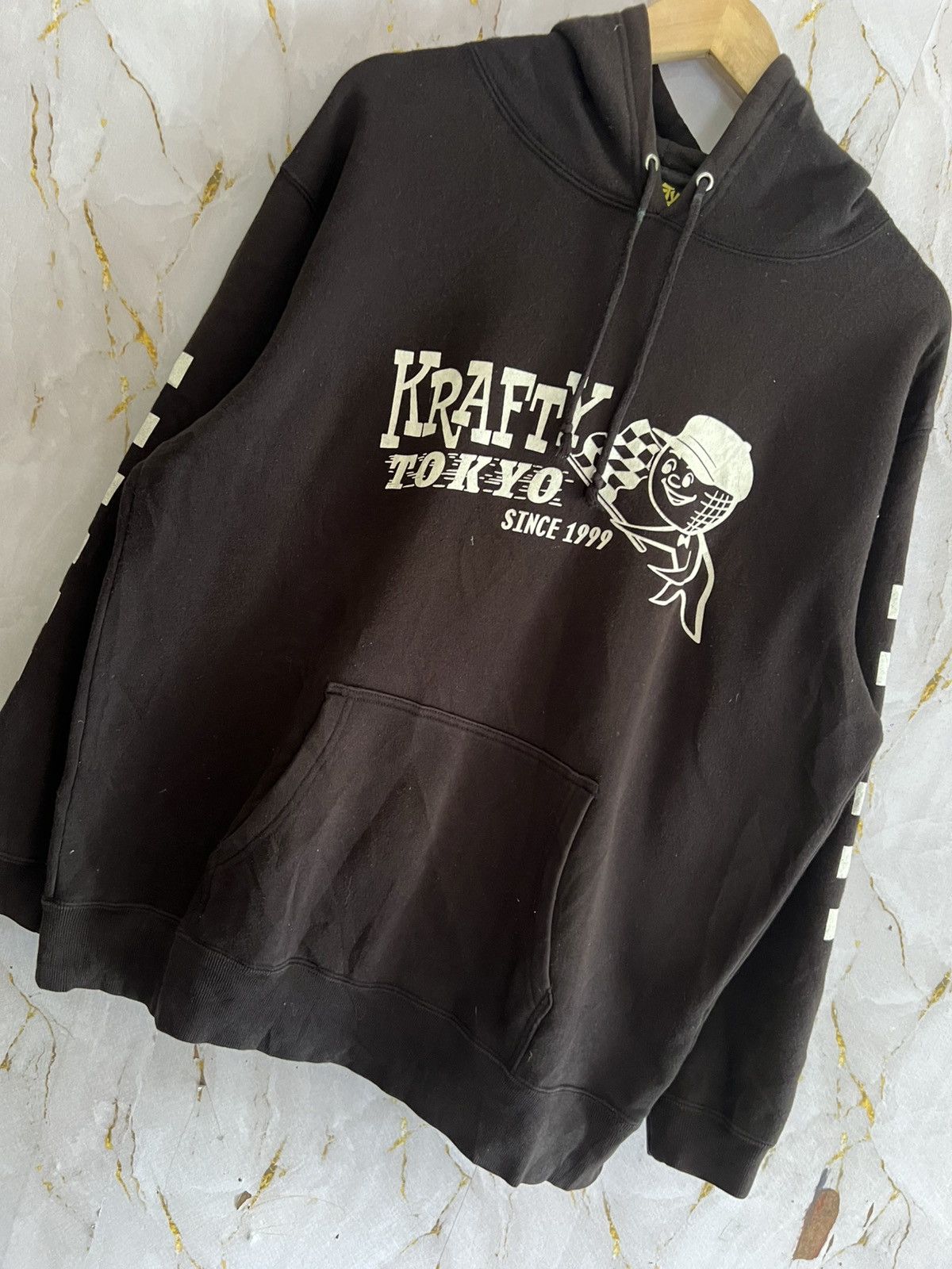 Japanese Brand 💀 KRAFTY TOKYO HOODIE – JAPAN STREET CHAOS 💀 Size US XL / EU 56 / 4 - 5 Thumbnail
