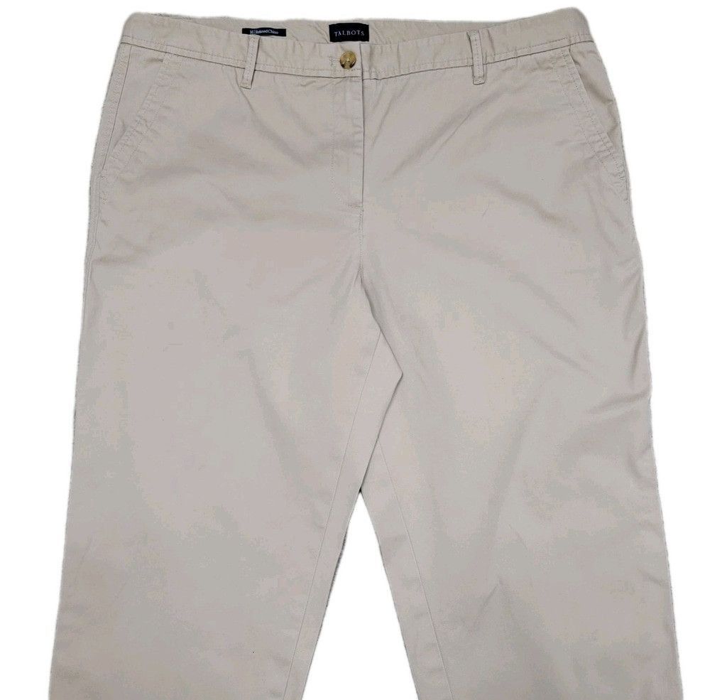 Talbots Talbots Relaxed Chino Women's 16 Cotton Waist 38" Inseam 27" Size 38" / US 16 / IT 52 - 5 Thumbnail