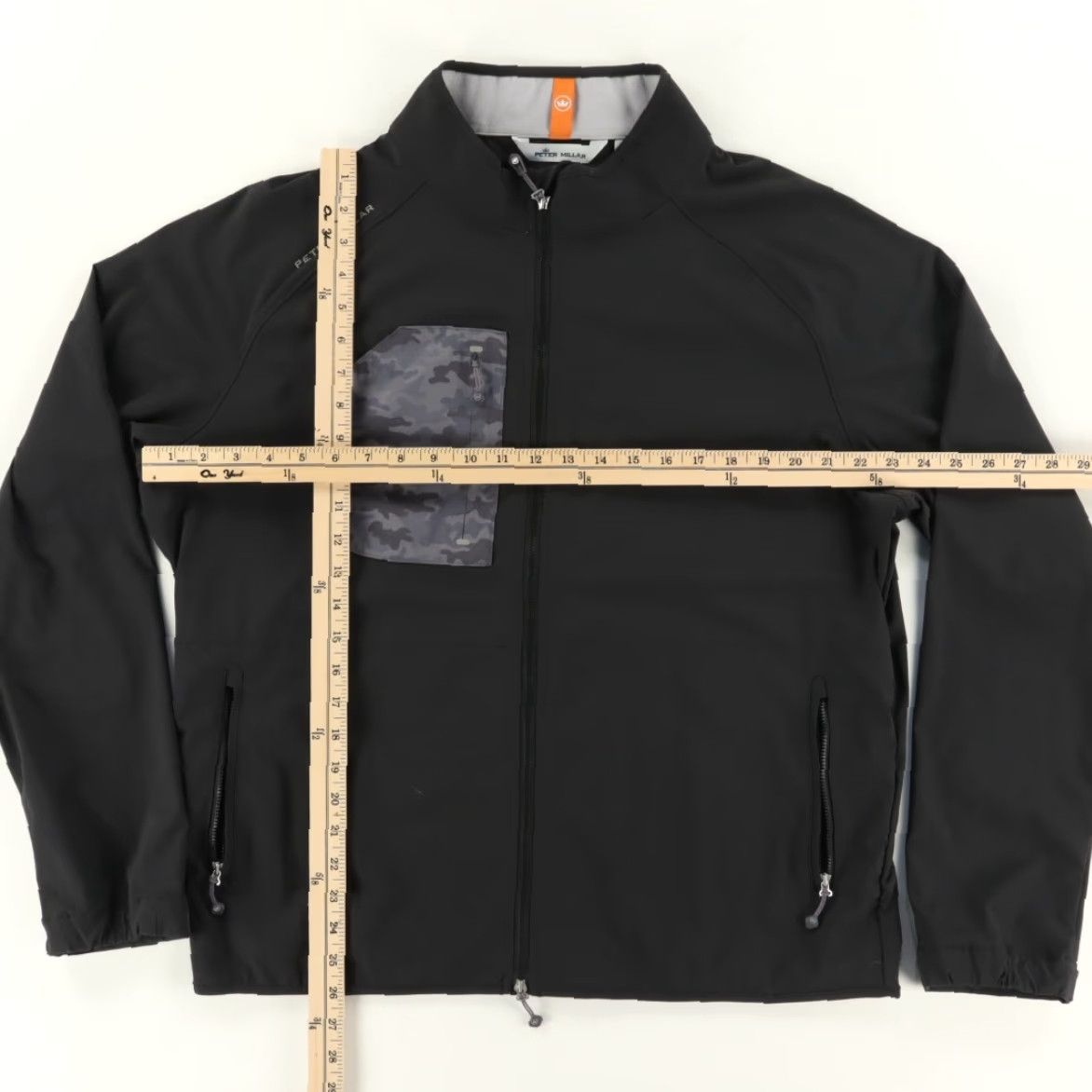 Peter Millar Peter Millar Flex Adapt Full Zip High Stretch Solid Mock Long Sleeve Jacket Black Men's XL Size US XL / EU 56 / 4 - 3 Thumbnail