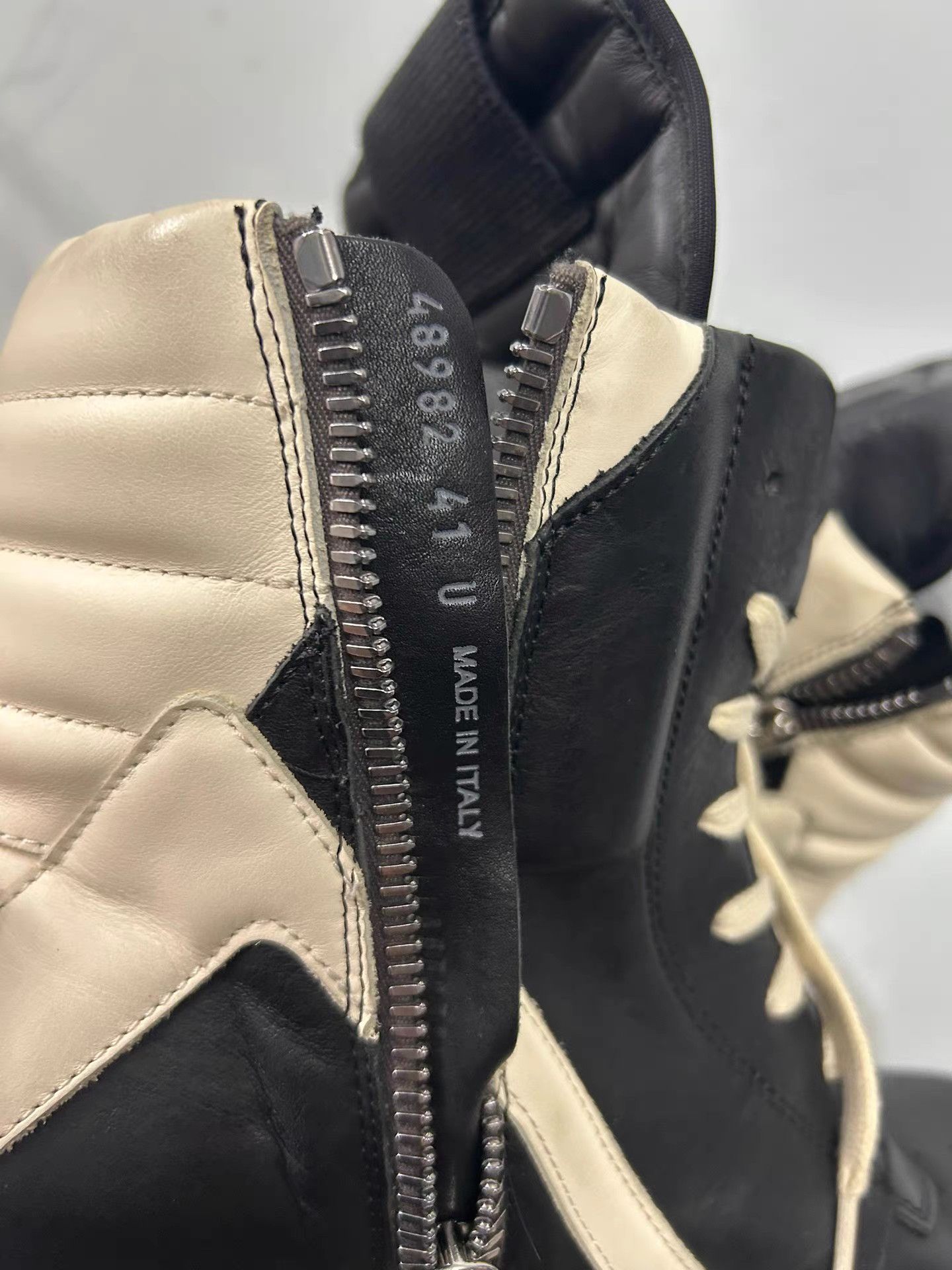 Rick Owens Rick Owens Mainline Thick Sole Reverse Triangle Sneakers Size US 8 / EU 41 - 7 Thumbnail