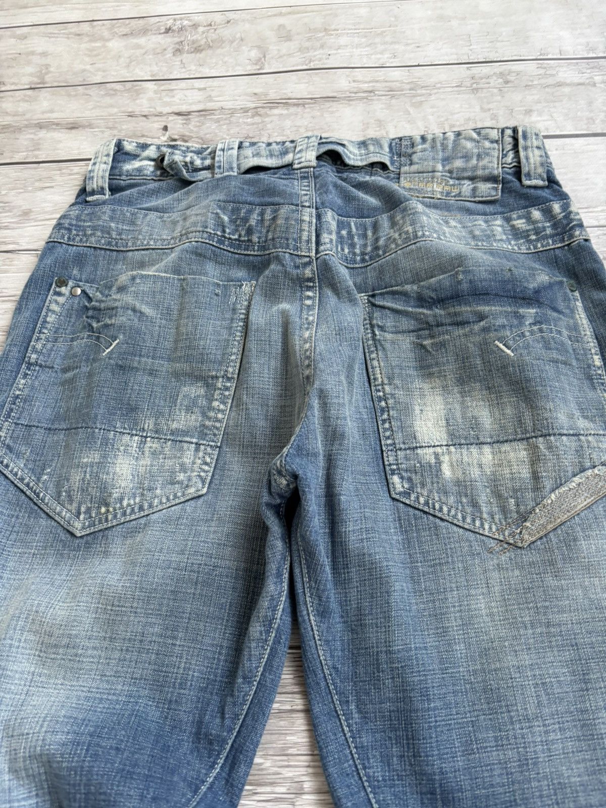 Hysteric Glamour × Japanese Brand VTG Rick Owens Junya Watanabe Style Flared Washed Jeans Size US 32 / EU 48 - 3 Thumbnail