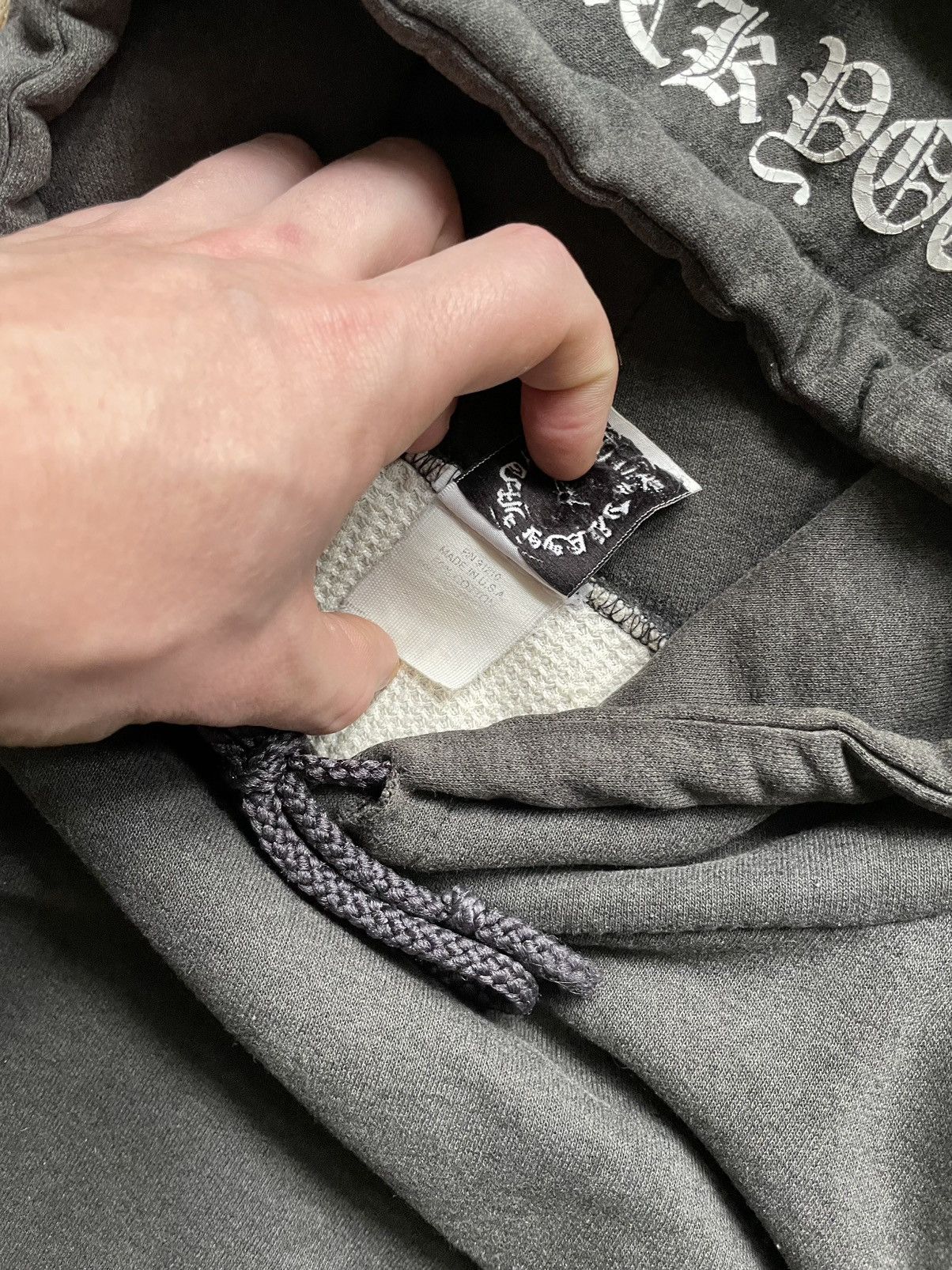 Chrome Hearts Vintage chrome hearts thermal horse shoe hoodie 90s Size US M / EU 48-50 / 2 - 7 Thumbnail