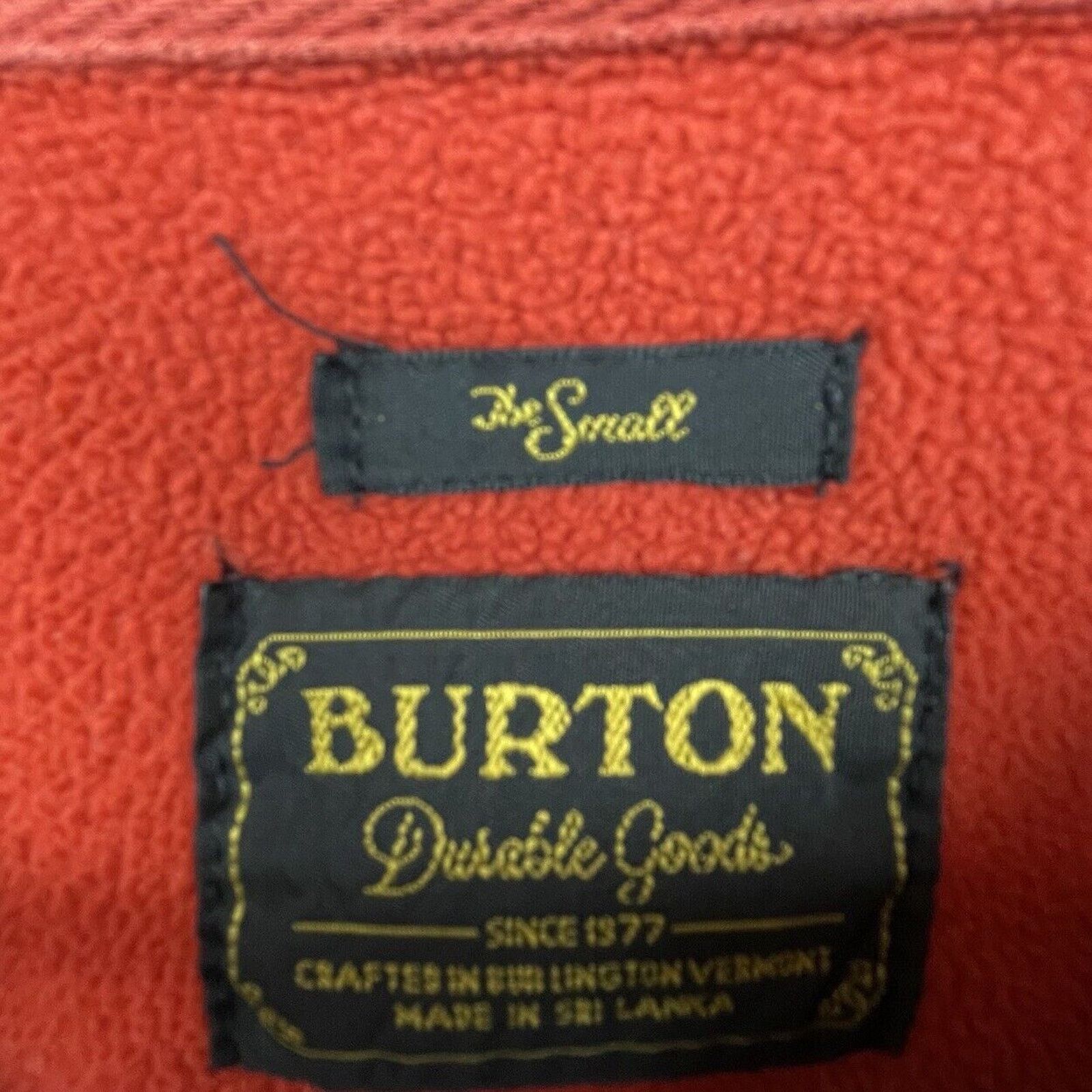 Burton Burton Durable Goods Hoodie Mens Black Full Zip MB Peak Logo Size US S / EU 44-46 / 1 - 5 Thumbnail