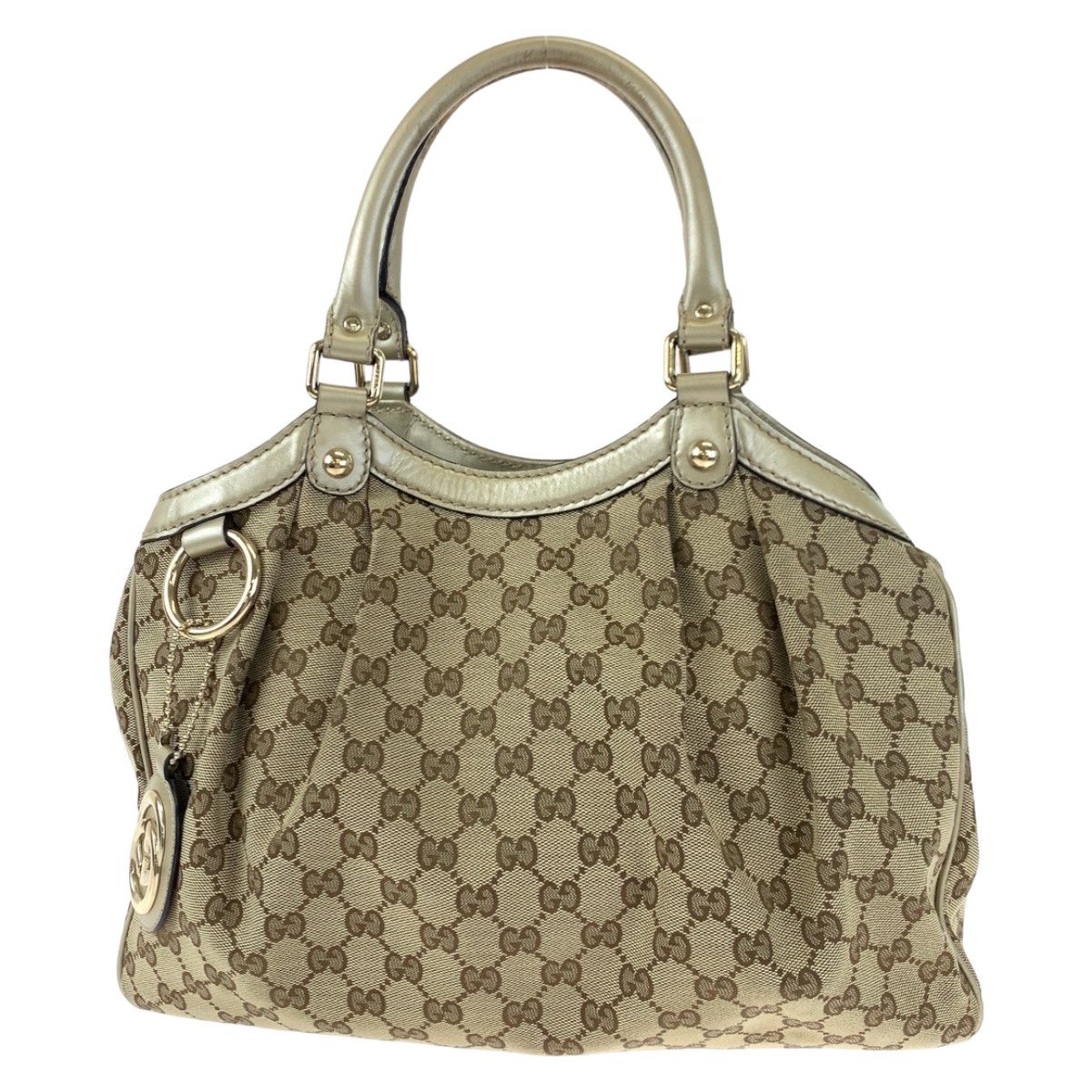 Gucci Gucci Gucci GG Canvas/Leather Sukey Tote Bag 211944 Canvas Tote Bag 211944 in Very Good Condition Size ONE SIZE - 1 Thumbnail