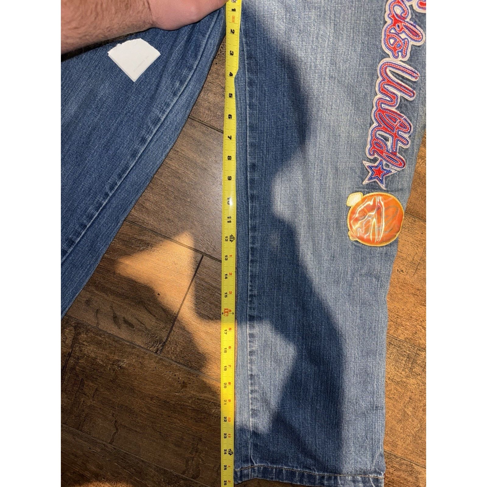 Ecko Unltd. Ecko Unltd Denim Foundry Jeans Size 12 Samples Patch Size 26" / US 2 / IT 38 - 8 Thumbnail
