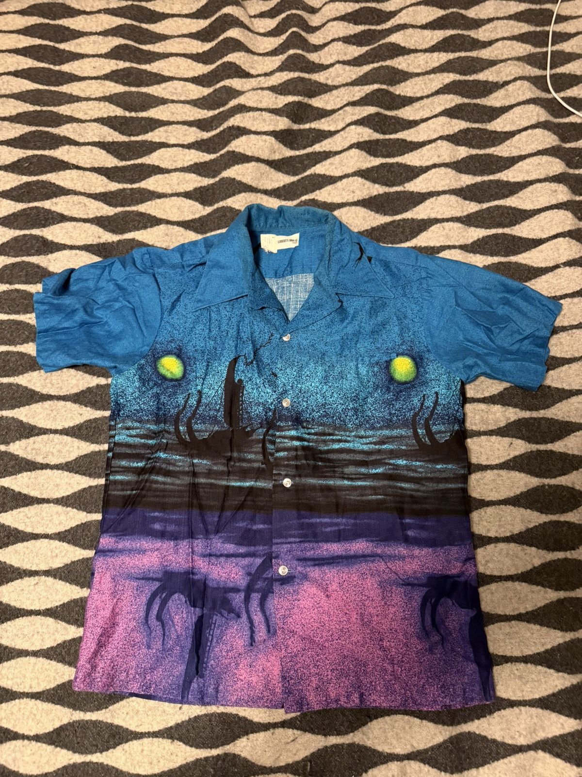 Vintage Liberty house Hawaiian camp collar button up Size US M / EU 48-50 / 2 - 1 Thumbnail