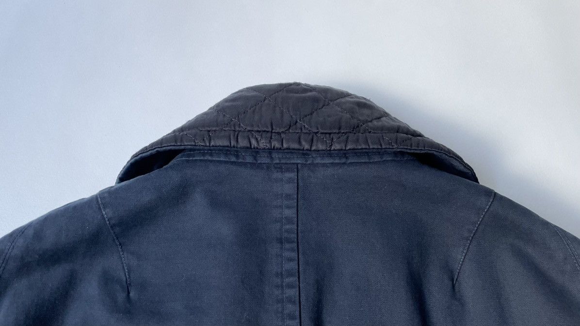 Dries Van Noten Quilted Collar Blue Utility Parka Size US L / EU 52-54 / 3 - 17 Thumbnail